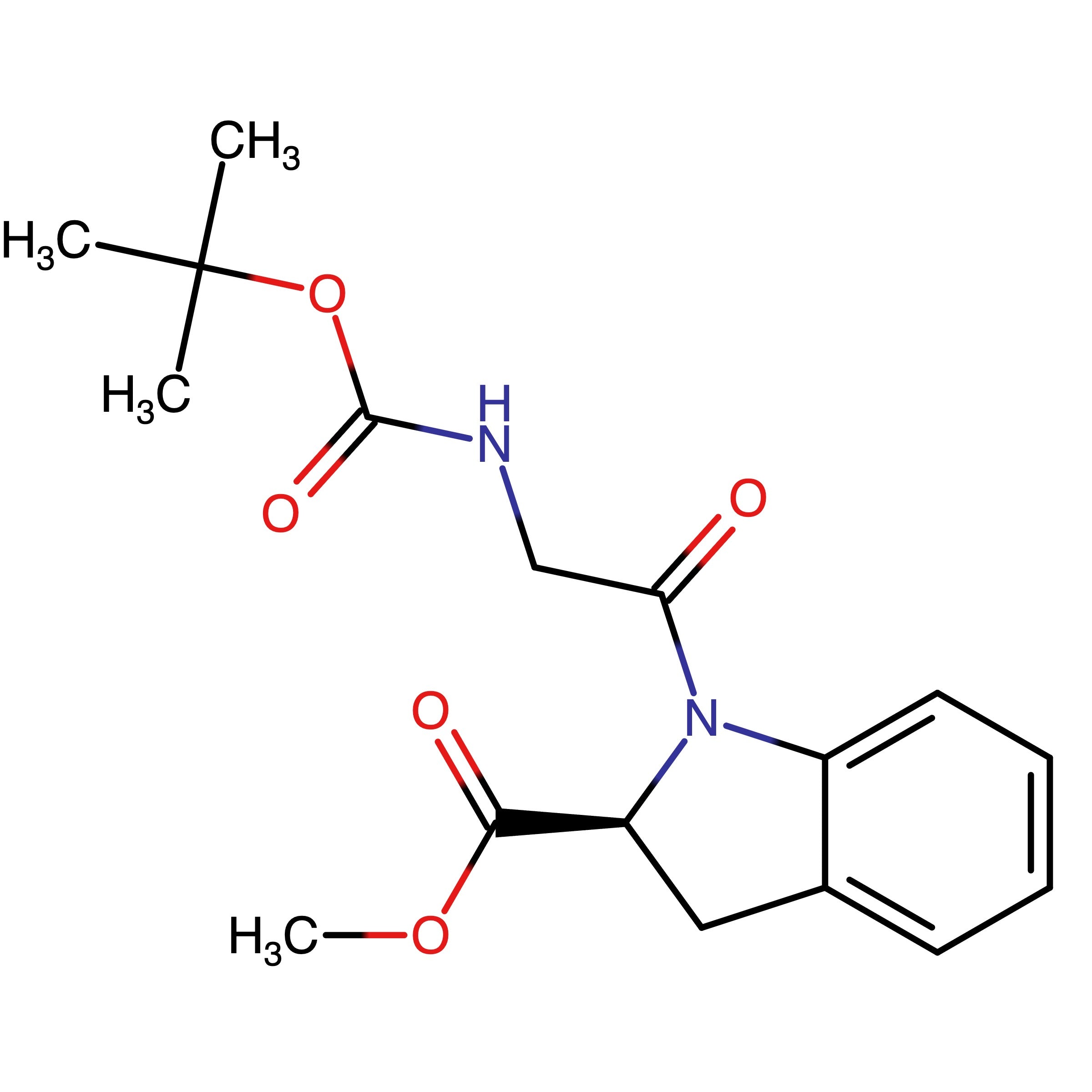 CAS 1646167-68-1 | Methyl (S)-1-((tert-butoxycarbonyl)glycyl)indoline-2-carboxylate