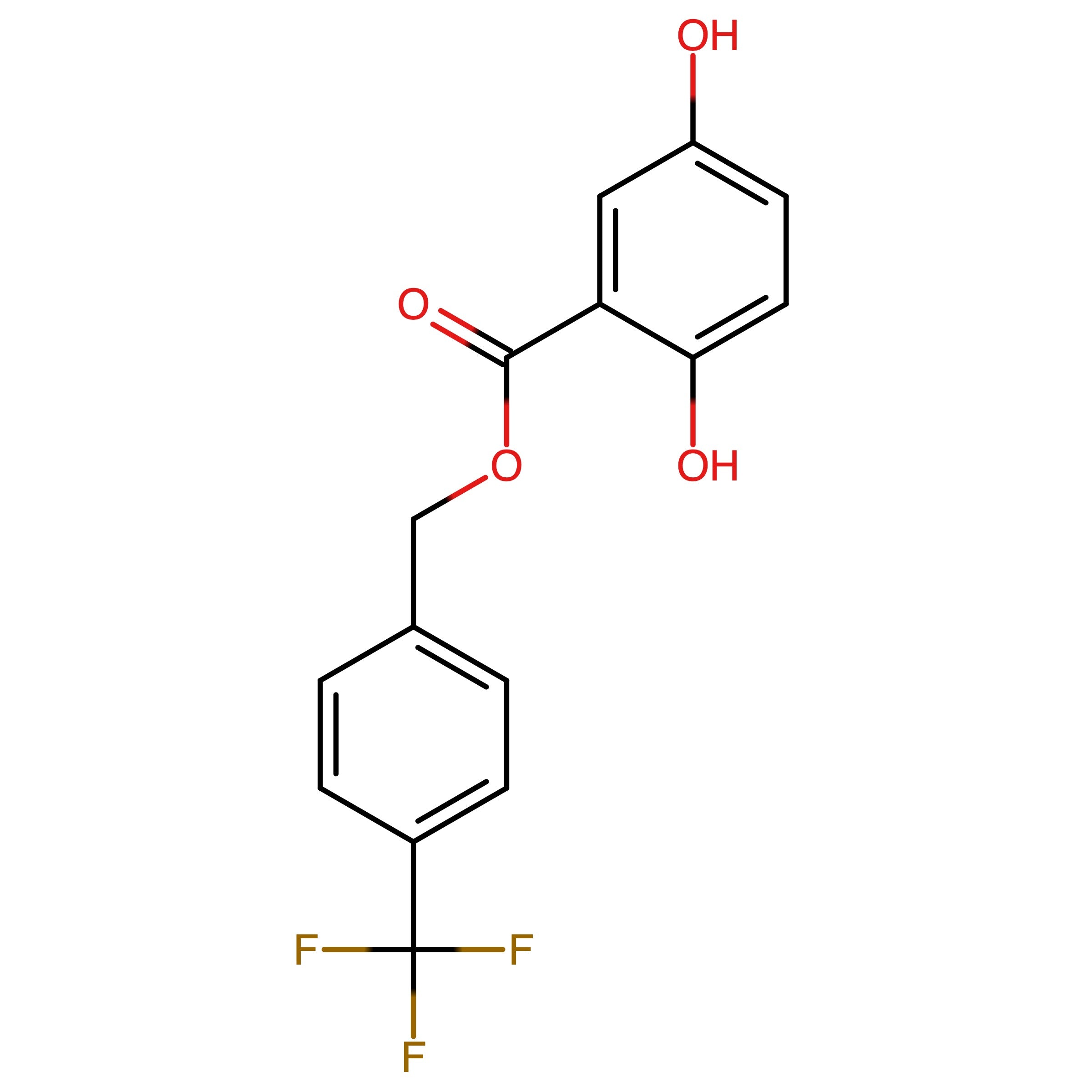 CAS 1065111-55-8 | 4-(Trifluoromethyl)benzyl 2,5-dihydroxybenzoate