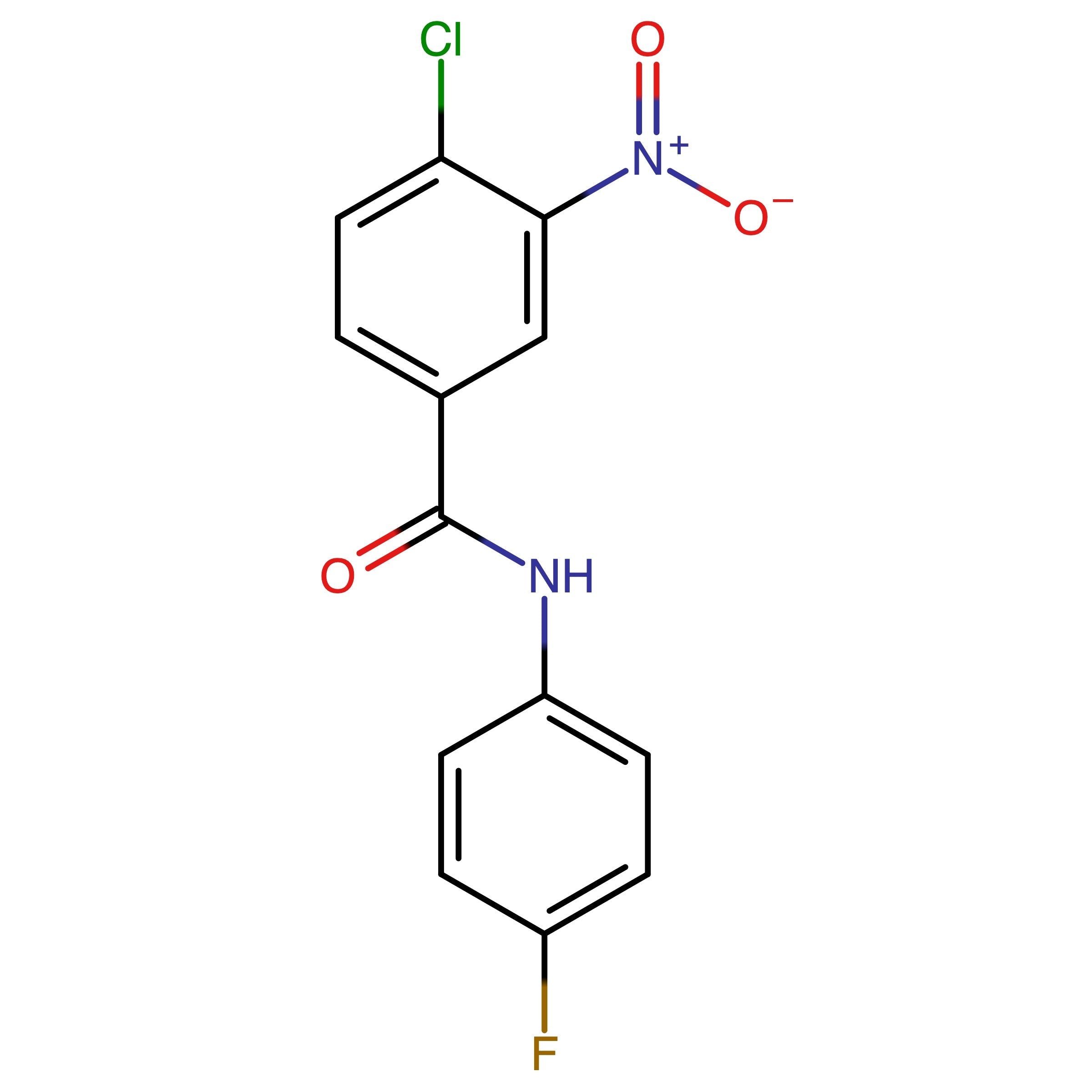 CAS 346723-11-3 | 4-Chloro-N-(4-fluorophenyl)-3-nitrobenzamide | MFCD00594545
