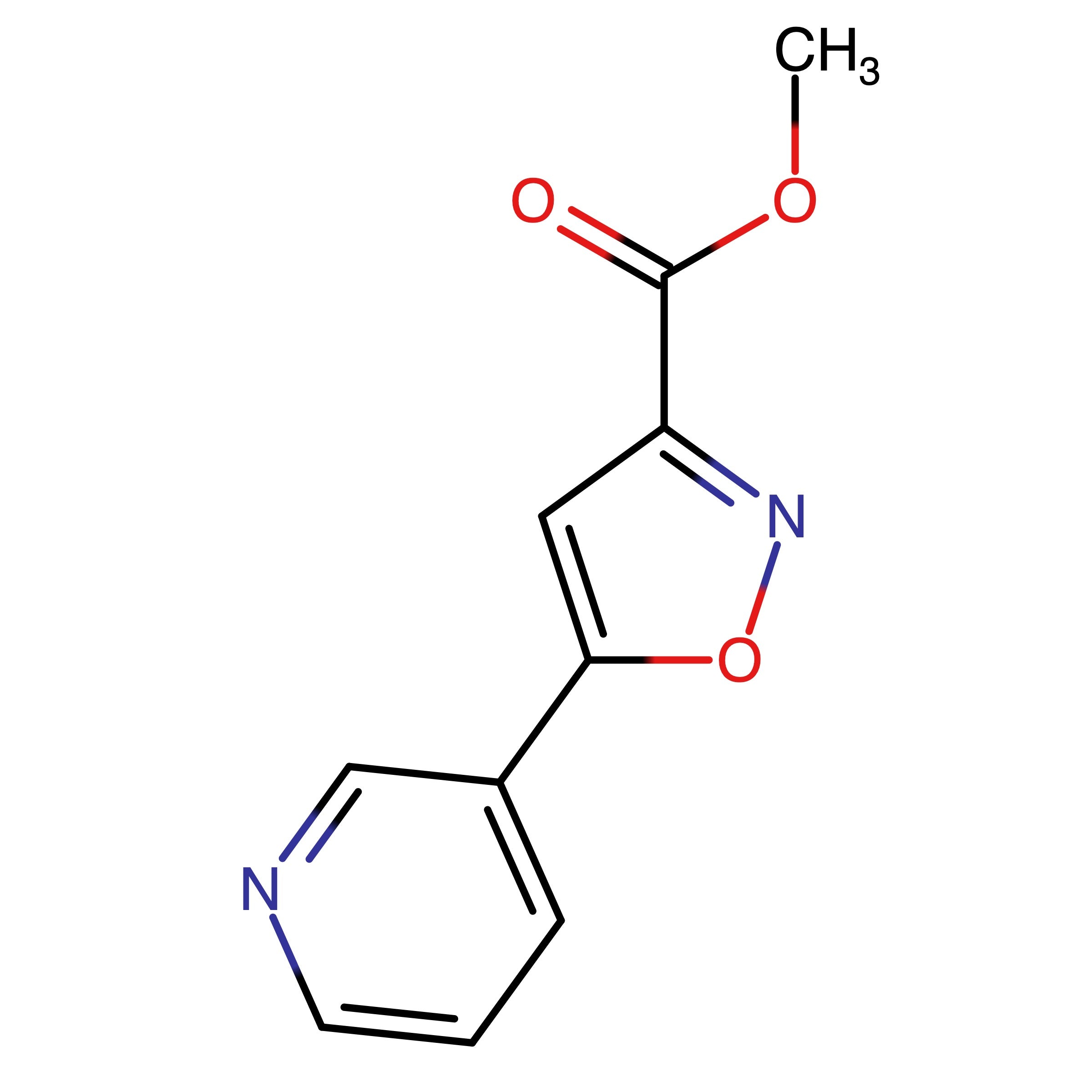 CAS 1375064-46-2 | Methyl 5-(3-pyridinyl)-1,2-oxazole-3-carboxylate | MFCD22192332