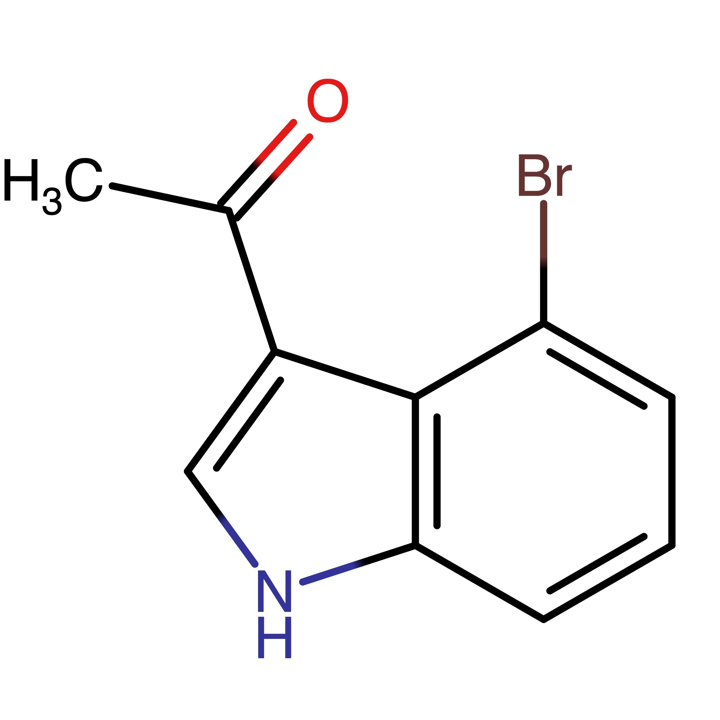 CAS 195874-03-4 | 1-(4-Bromo-1H-indol-3-yl)ethan-1-one | MFCD20489534