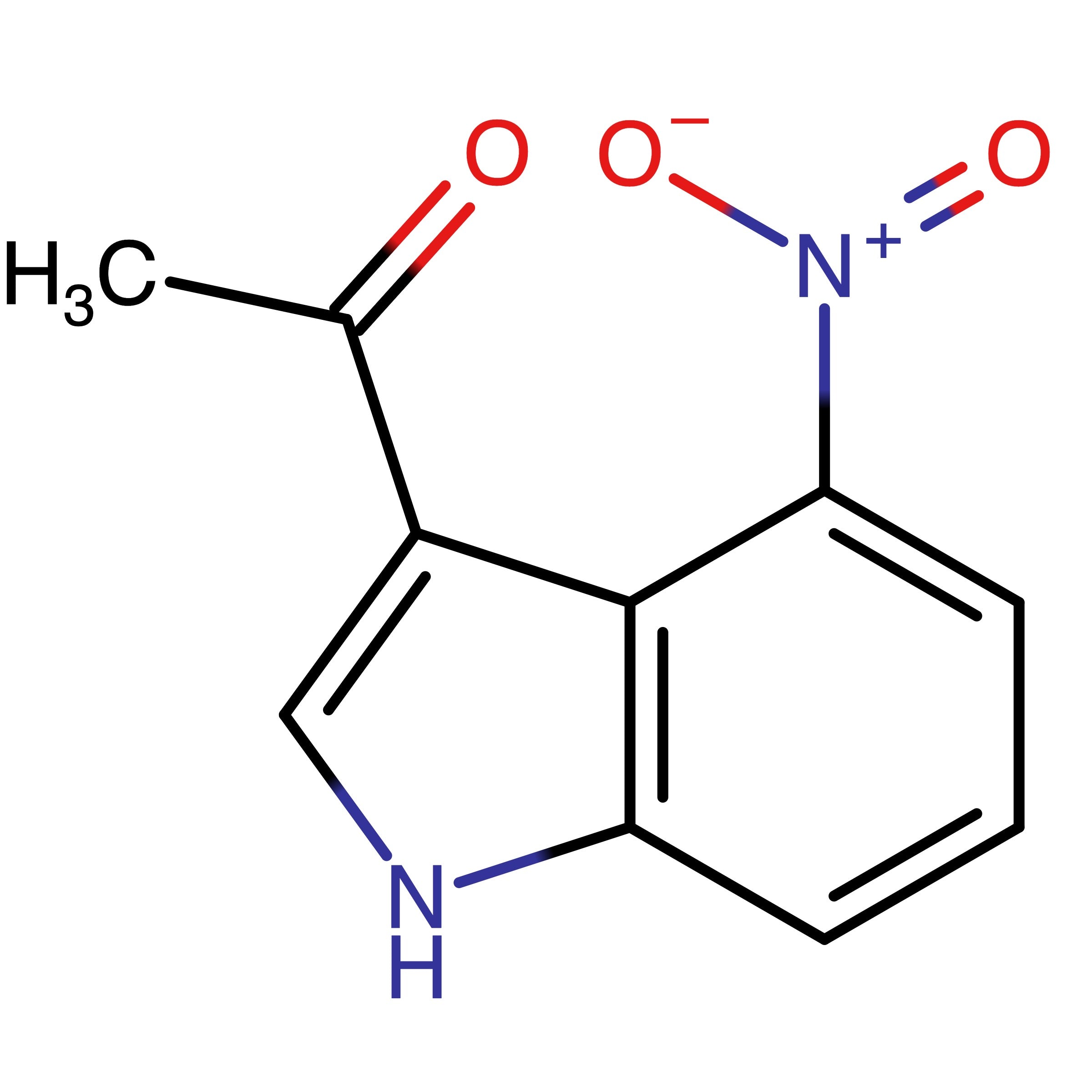 CAS 4769-95-3 | 1-(4-Nitro-1H-indol-3-yl)ethan-1-one | MFCD06658294