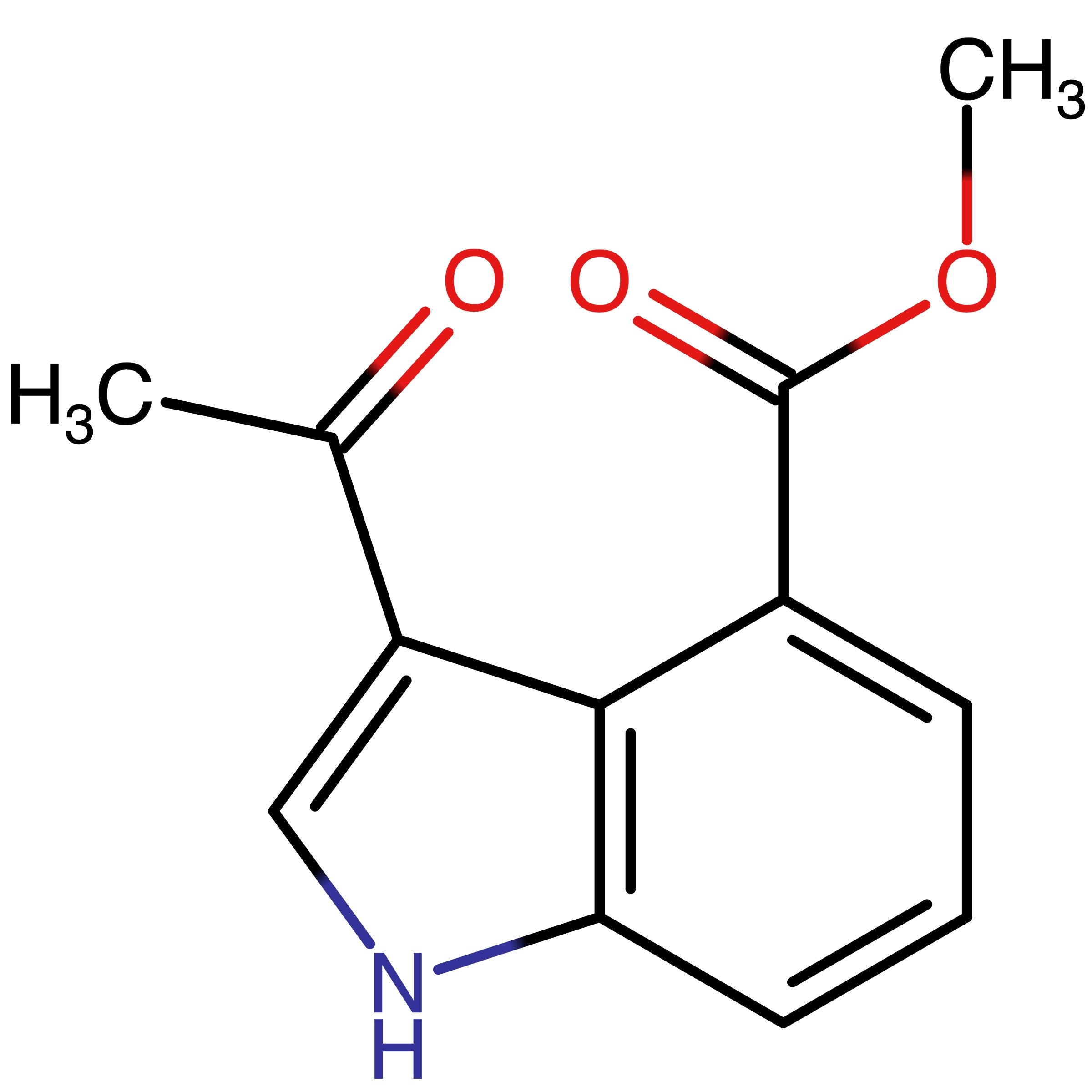 CAS 106896-57-5 | Methyl 3-acetyl-1H-indole-4-carboxylate