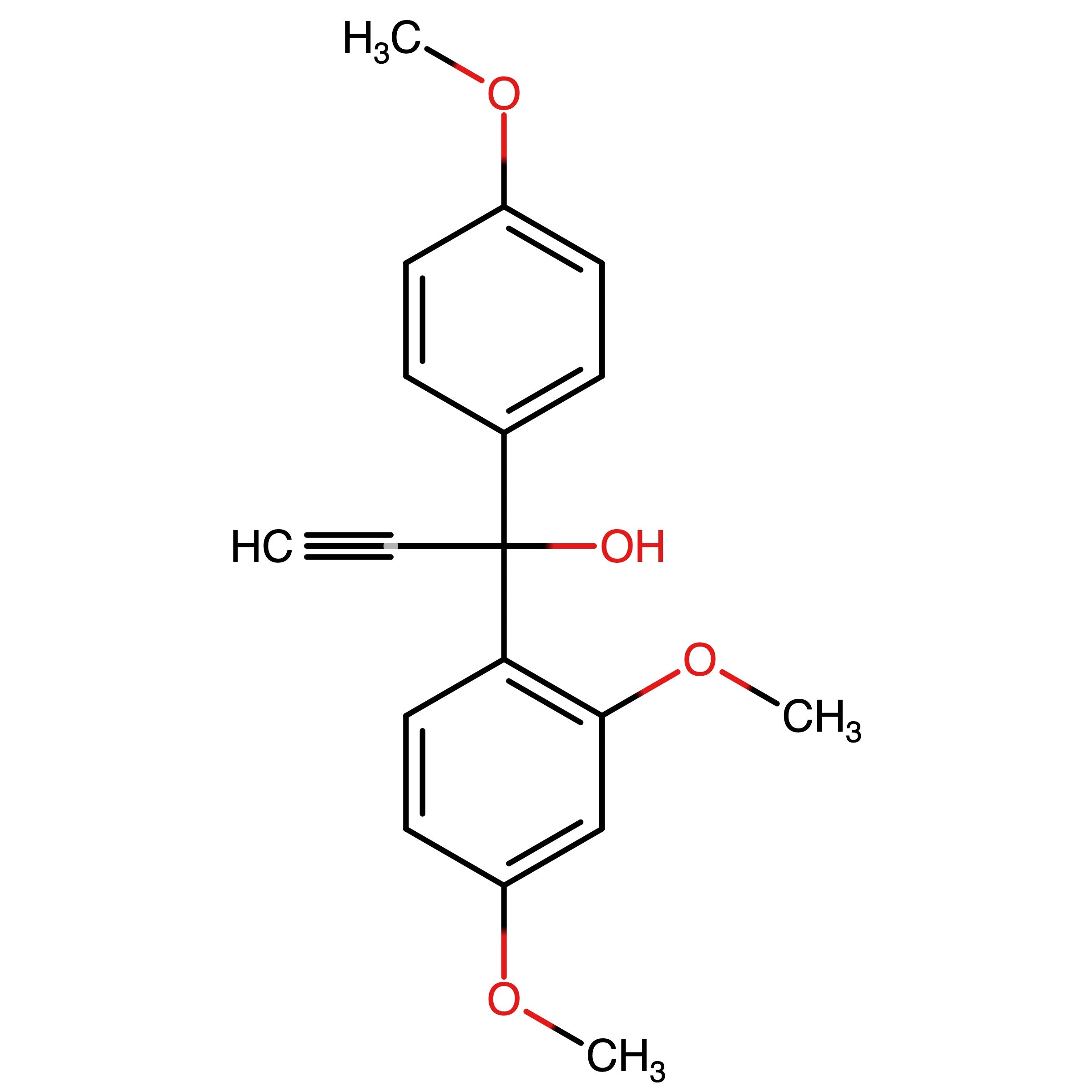 CAS 159595-96-7 | 1-(2,4-Dimethoxyphenyl)-1-(4-methoxyphenyl)prop-2-yn-1-ol