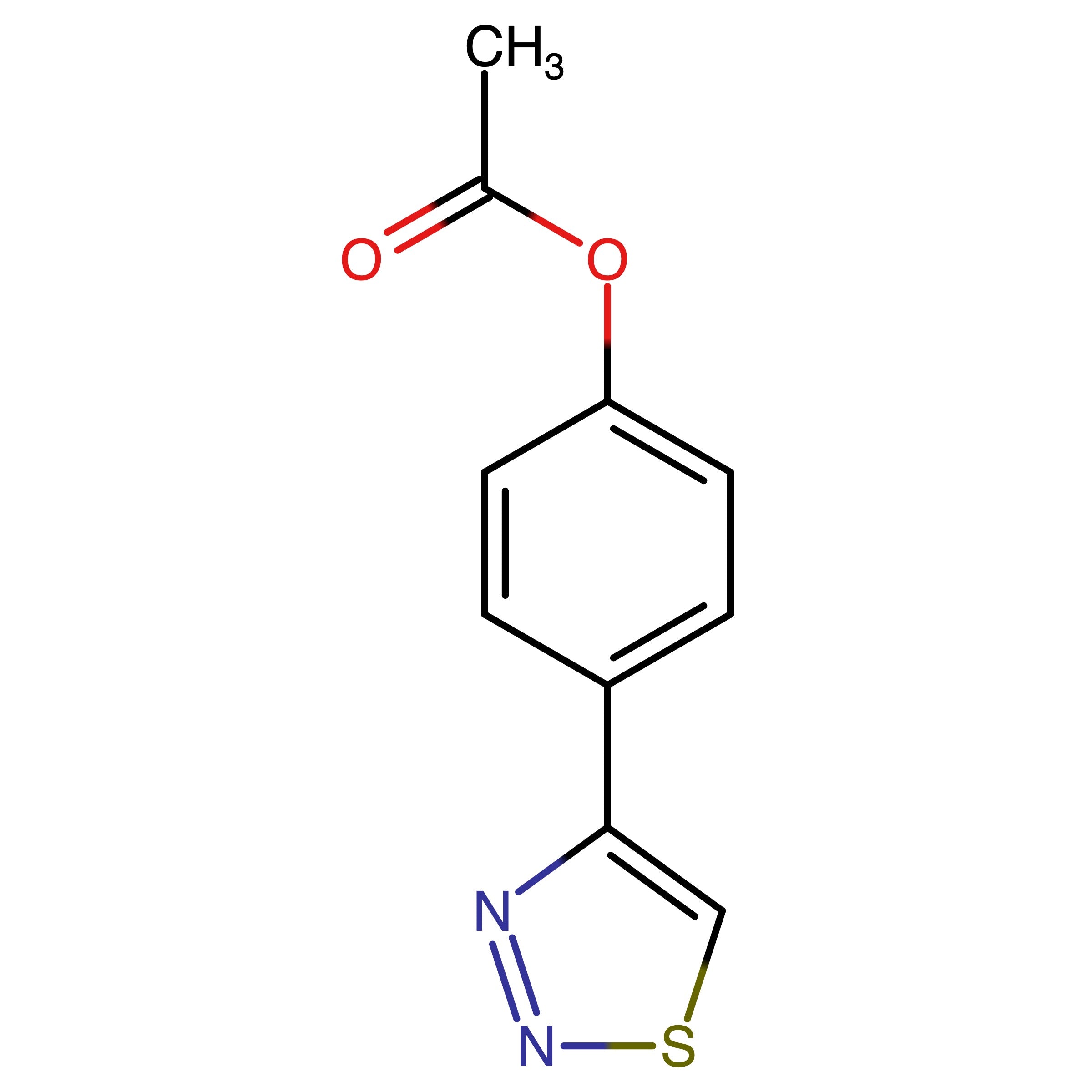 CAS 114039-05-3 | 4-(1,2,3-Thiadiazol-4-yl)phenyl acetate | MFCD00104338