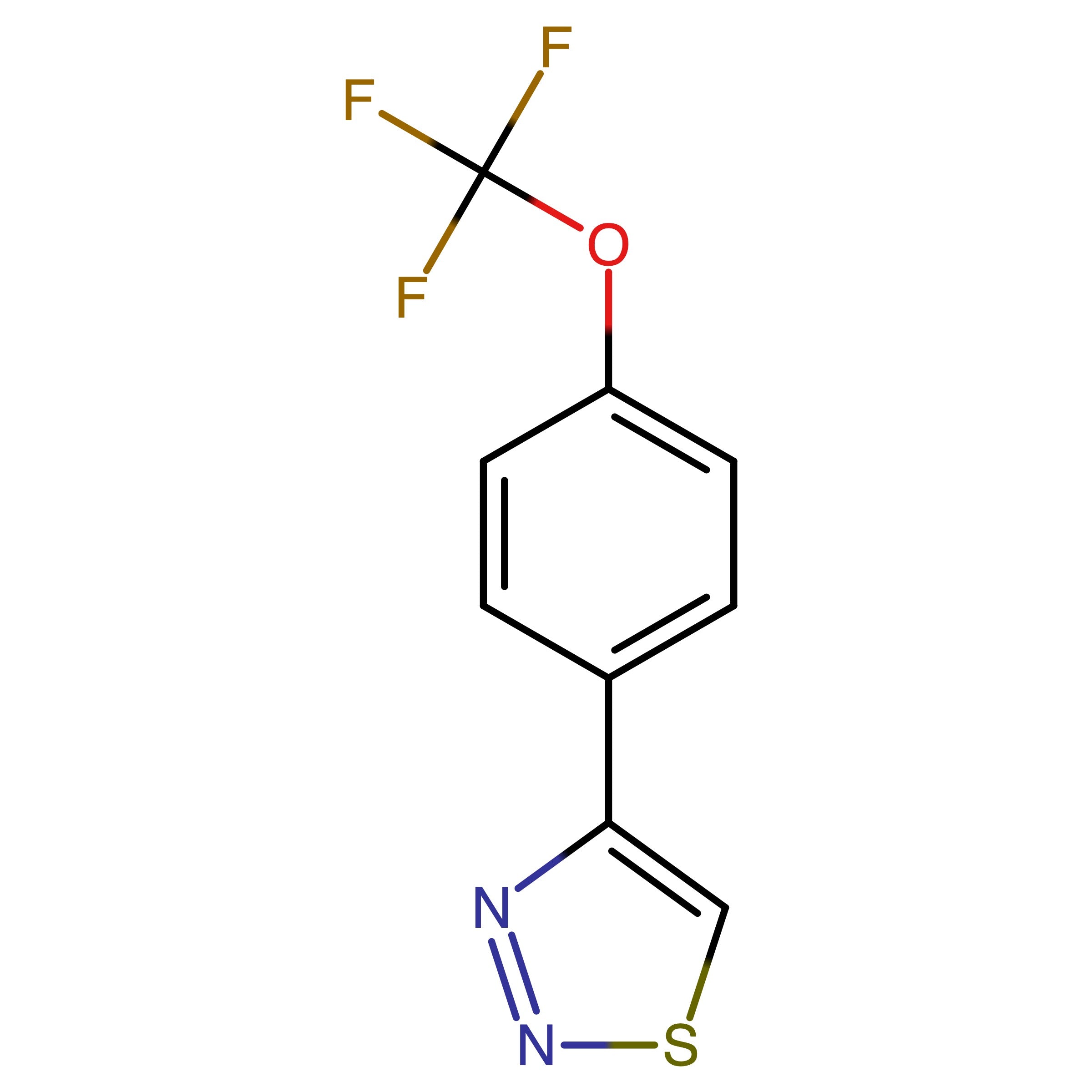 CAS 2384047-22-5 | 4-(4-(Trifluoromethoxy)phenyl)-1,2,3-thiadiazole