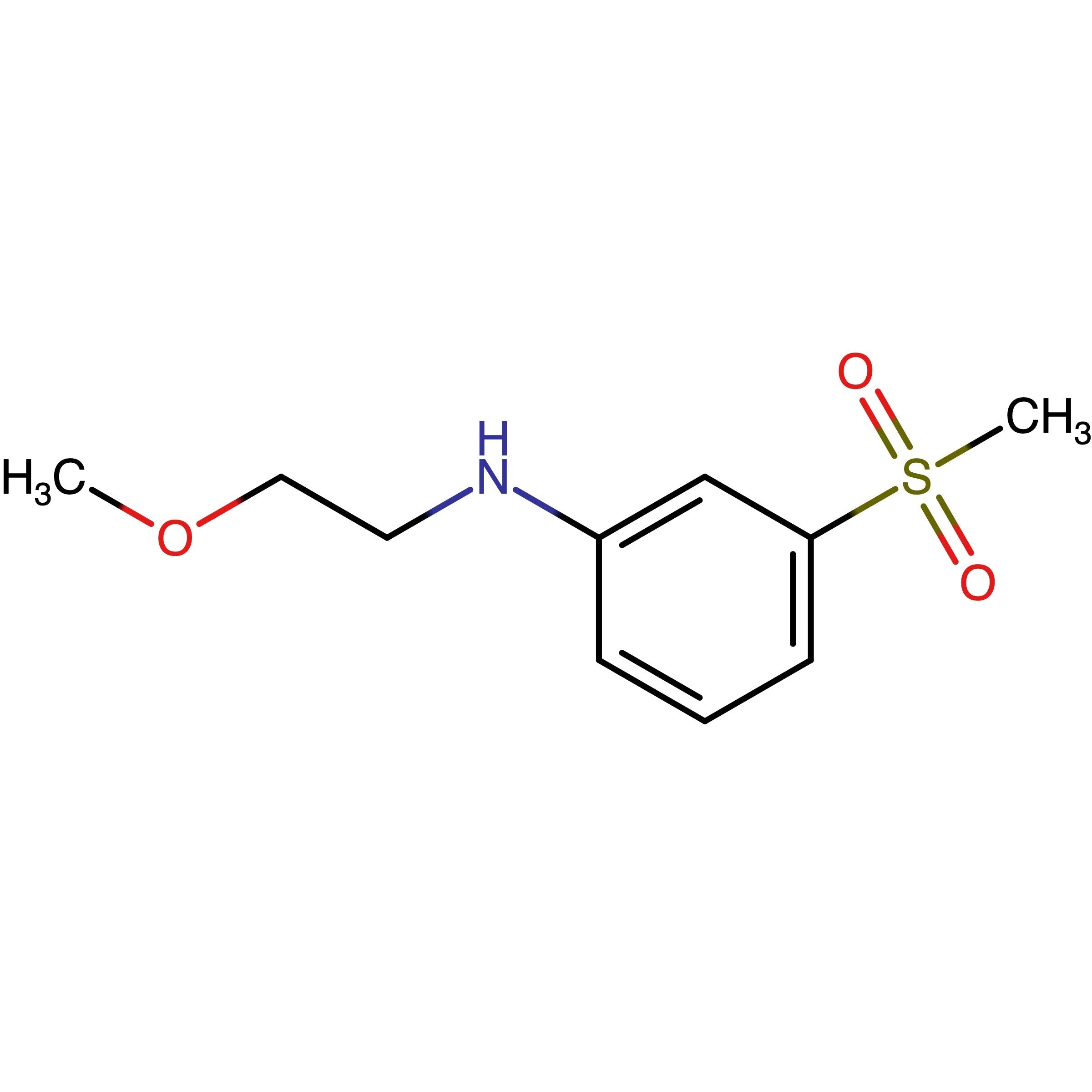 CAS 1876261-92-5 | N-(2-Methoxyethyl)-3-(methylsulfonyl)aniline
