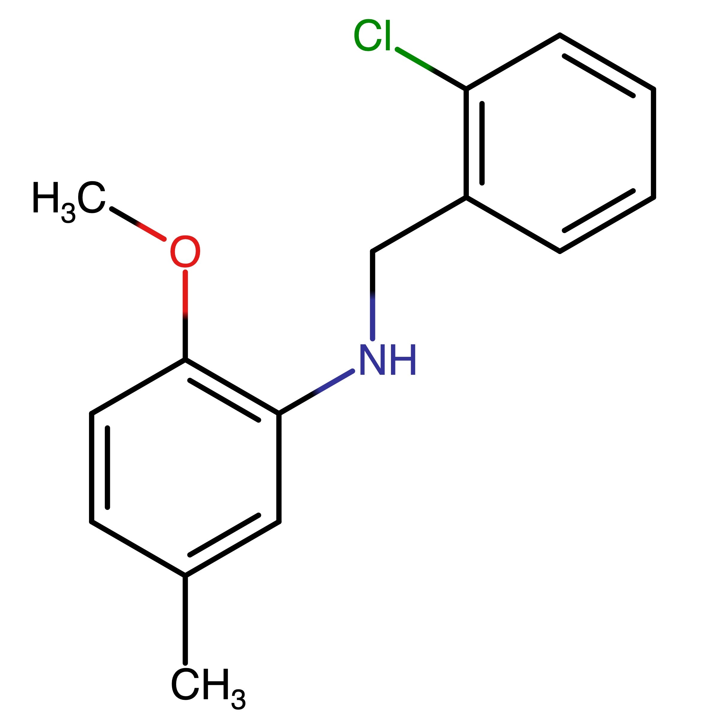 CAS 1019632-63-3 | N-(2-Chlorobenzyl)-2-methoxy-5-methylaniline