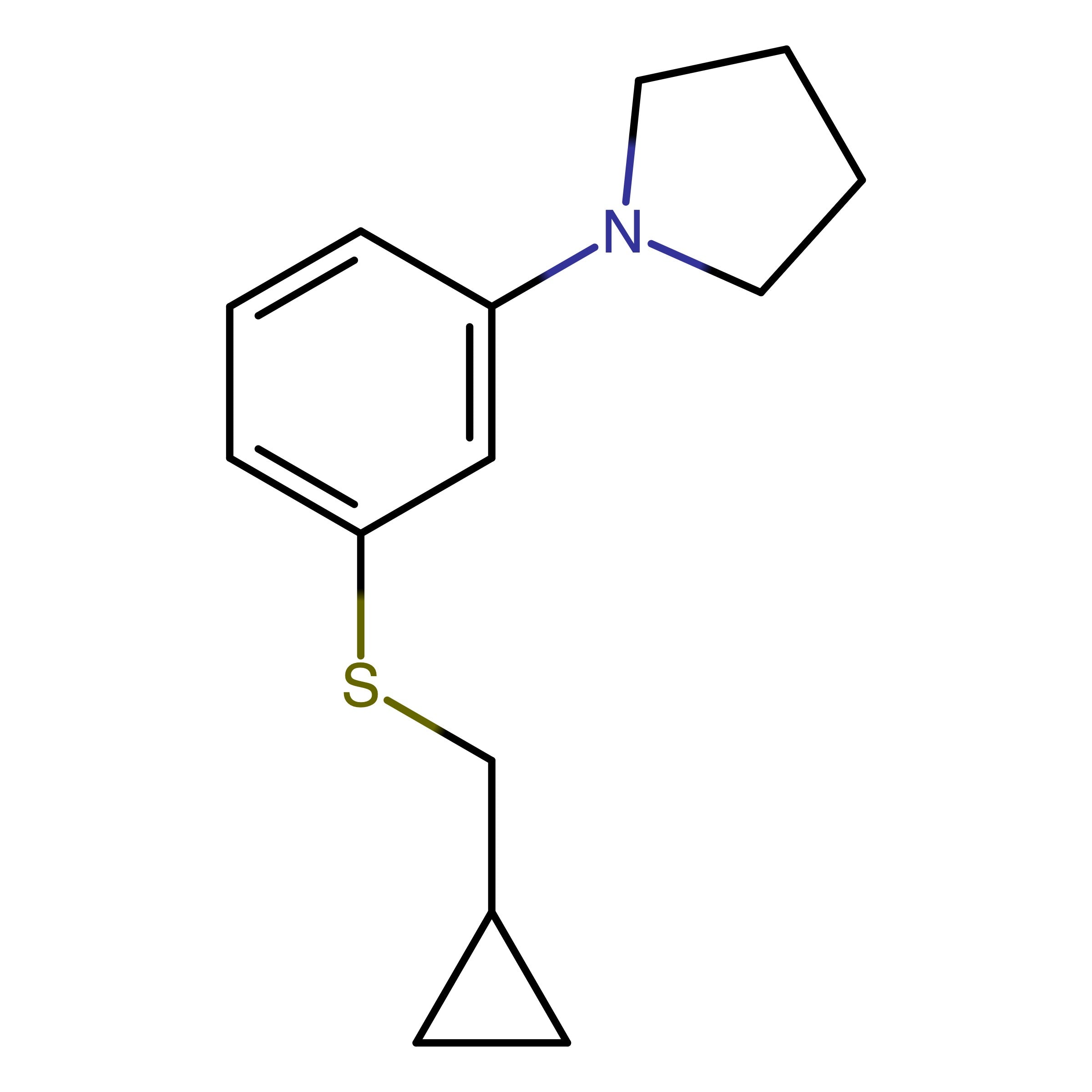 CAS 2897656-52-7 | 1-(3-((Cyclopropylmethyl)thio)phenyl)pyrrolidine