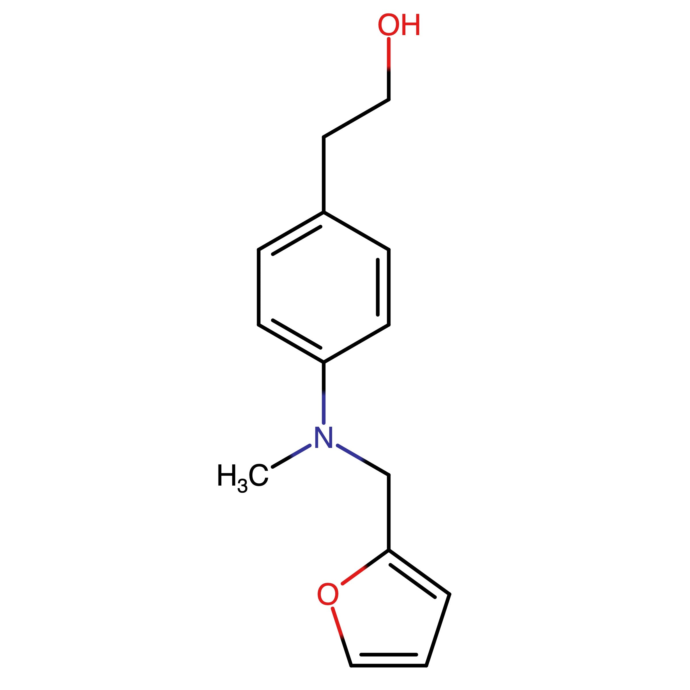 CAS 2897656-54-9 | 2-(4-((Furan-2-ylmethyl)(methyl)amino)phenyl)ethan-1-ol