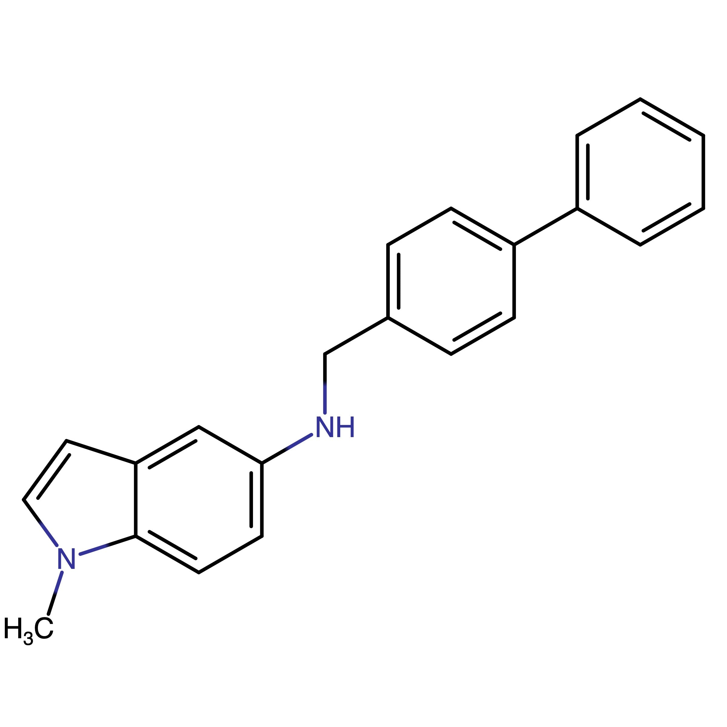 CAS 2897656-66-3 | N-([1,1'-Biphenyl]-4-ylmethyl)-1-methyl-1H-indol-5-amine