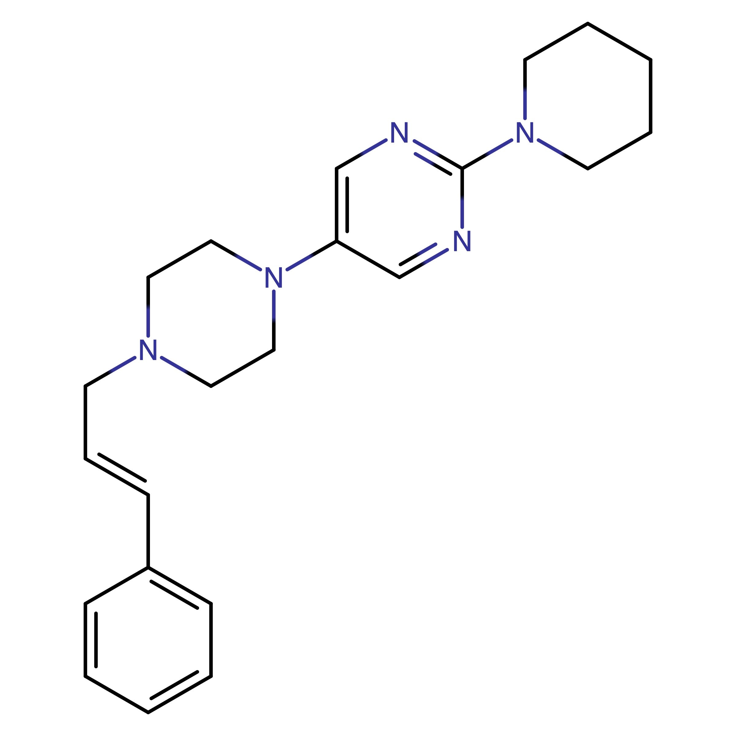 CAS 2897656-68-5 | 5-(4-Cinnamylpiperazin-1-yl)-2-(piperidin-1-yl)pyrimidine