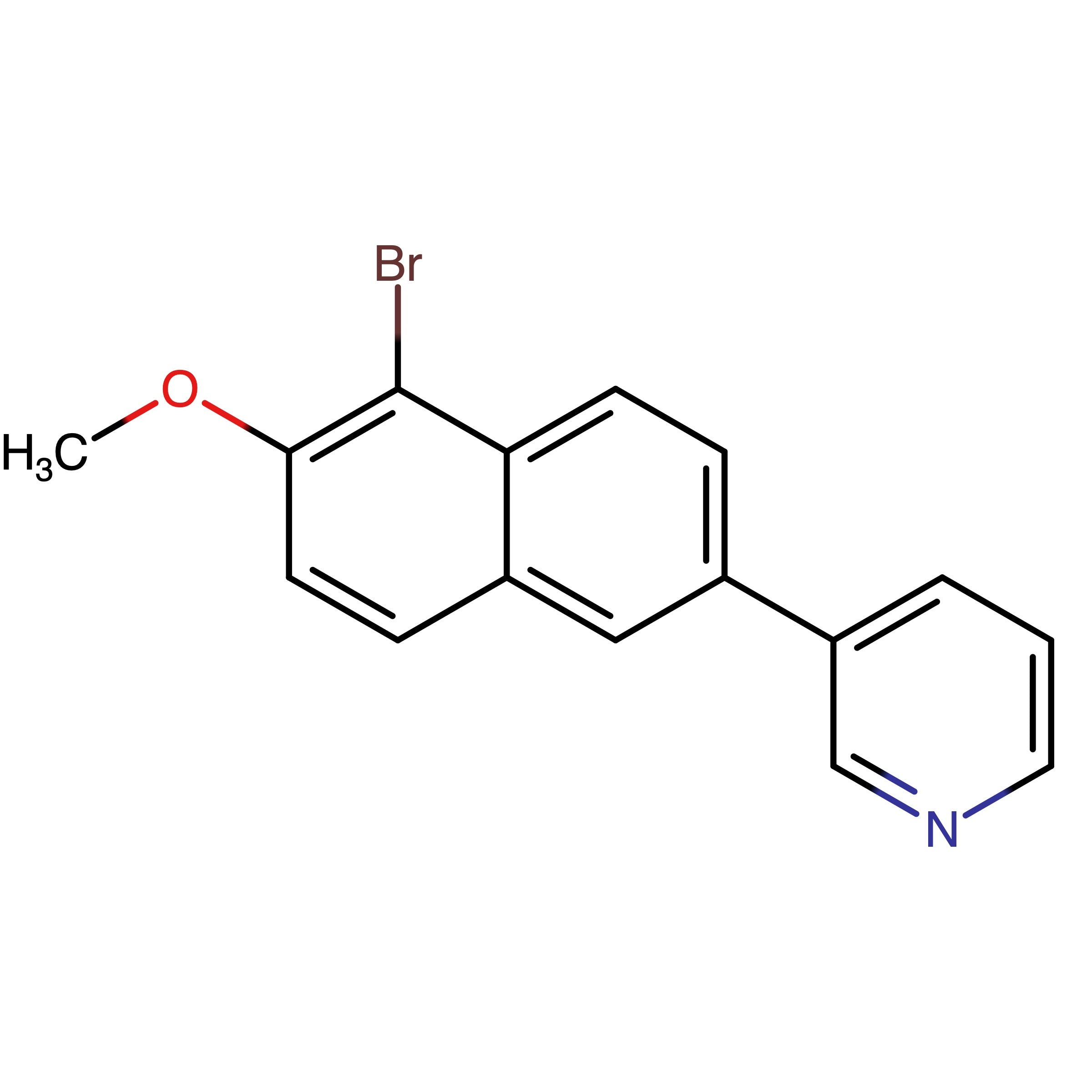 CAS 869120-20-7 | 3-(5-Bromo-6-methoxynaphthalen-2-yl)pyridine