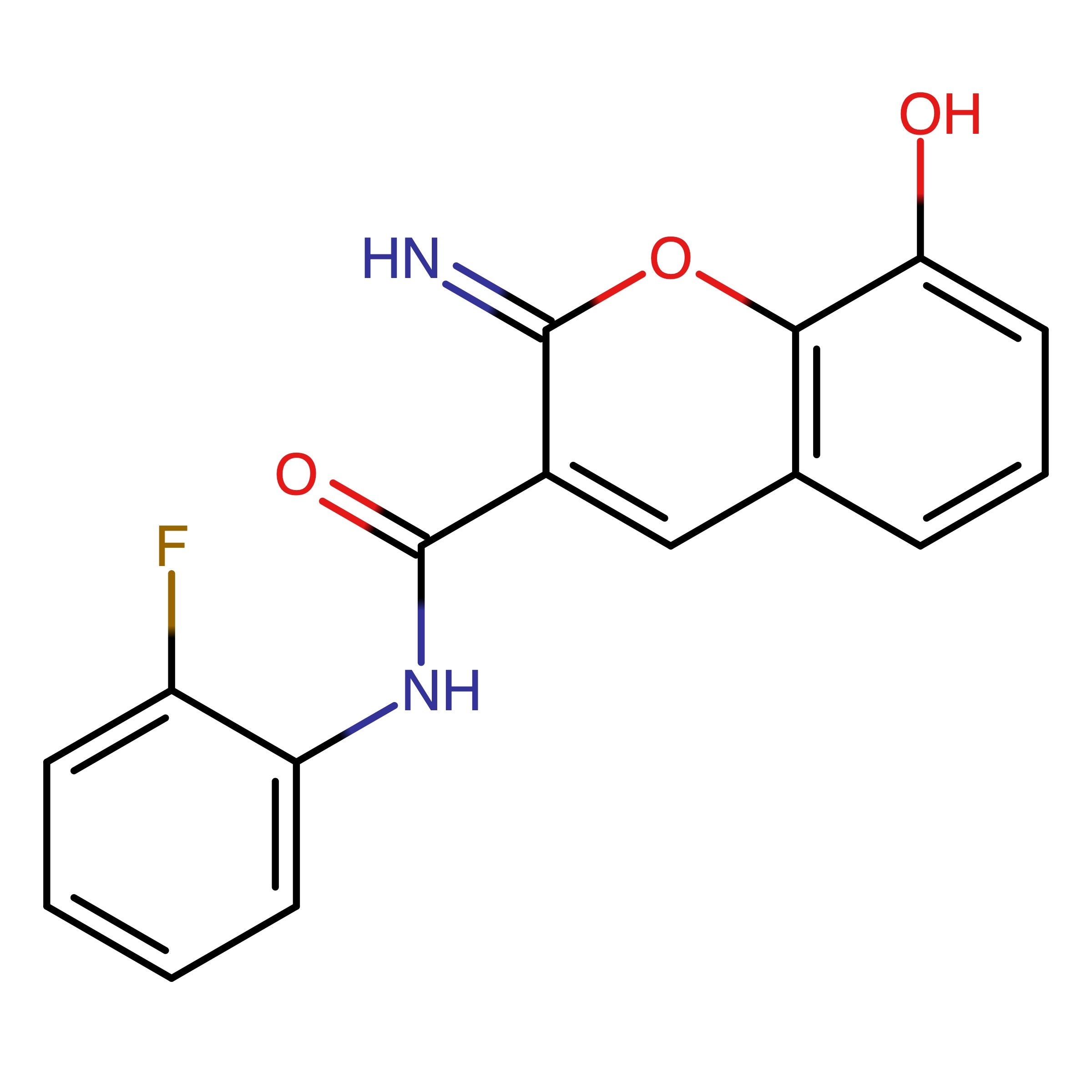 CAS 891075-95-9 | N-(2-Fluorophenyl)-8-hydroxy-2-imino-2H-chromene-3-carboxamide