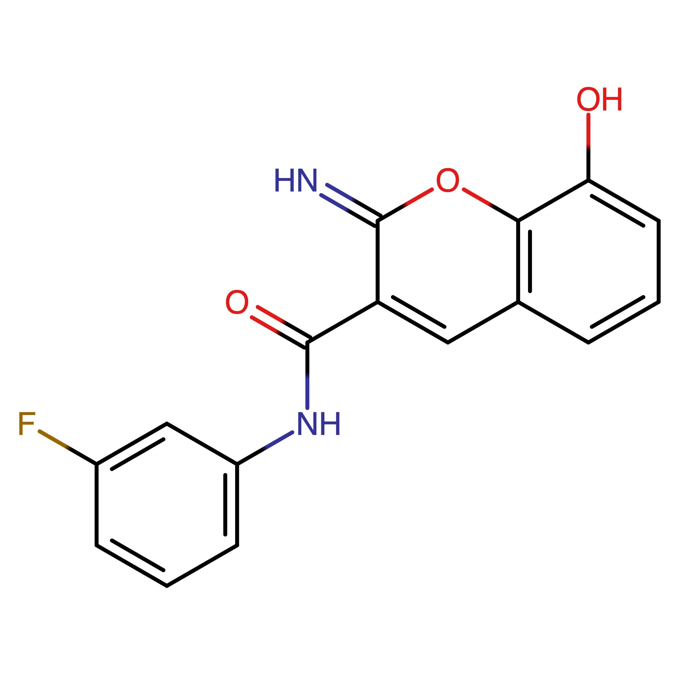 CAS 1798284-49-7 | N-(3-Fluorophenyl)-8-hydroxy-2-imino-2H-chromene-3-carboxamide