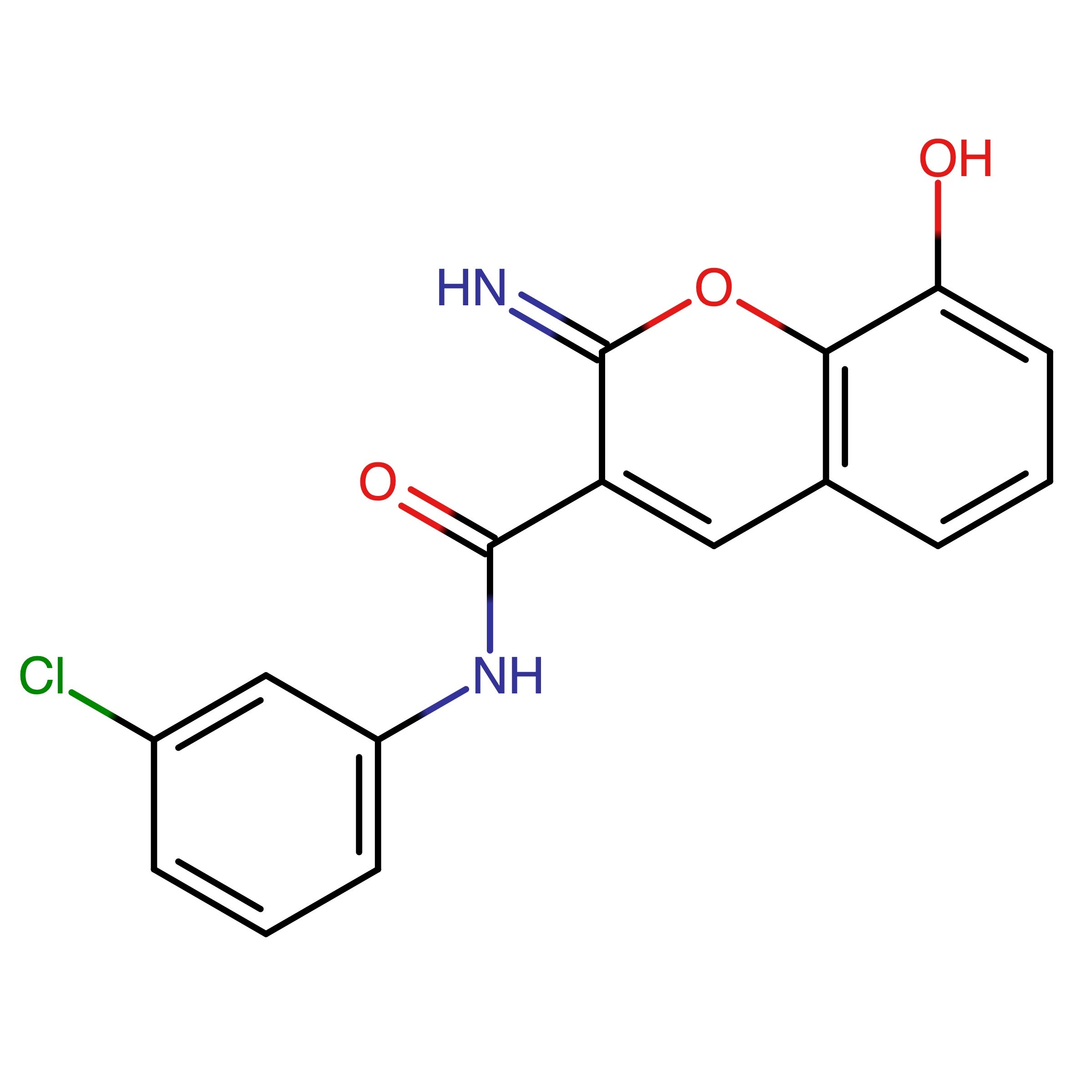 CAS 891101-77-2 | N-(3-Chlorophenyl)-8-hydroxy-2-imino-2H-chromene-3-carboxamide