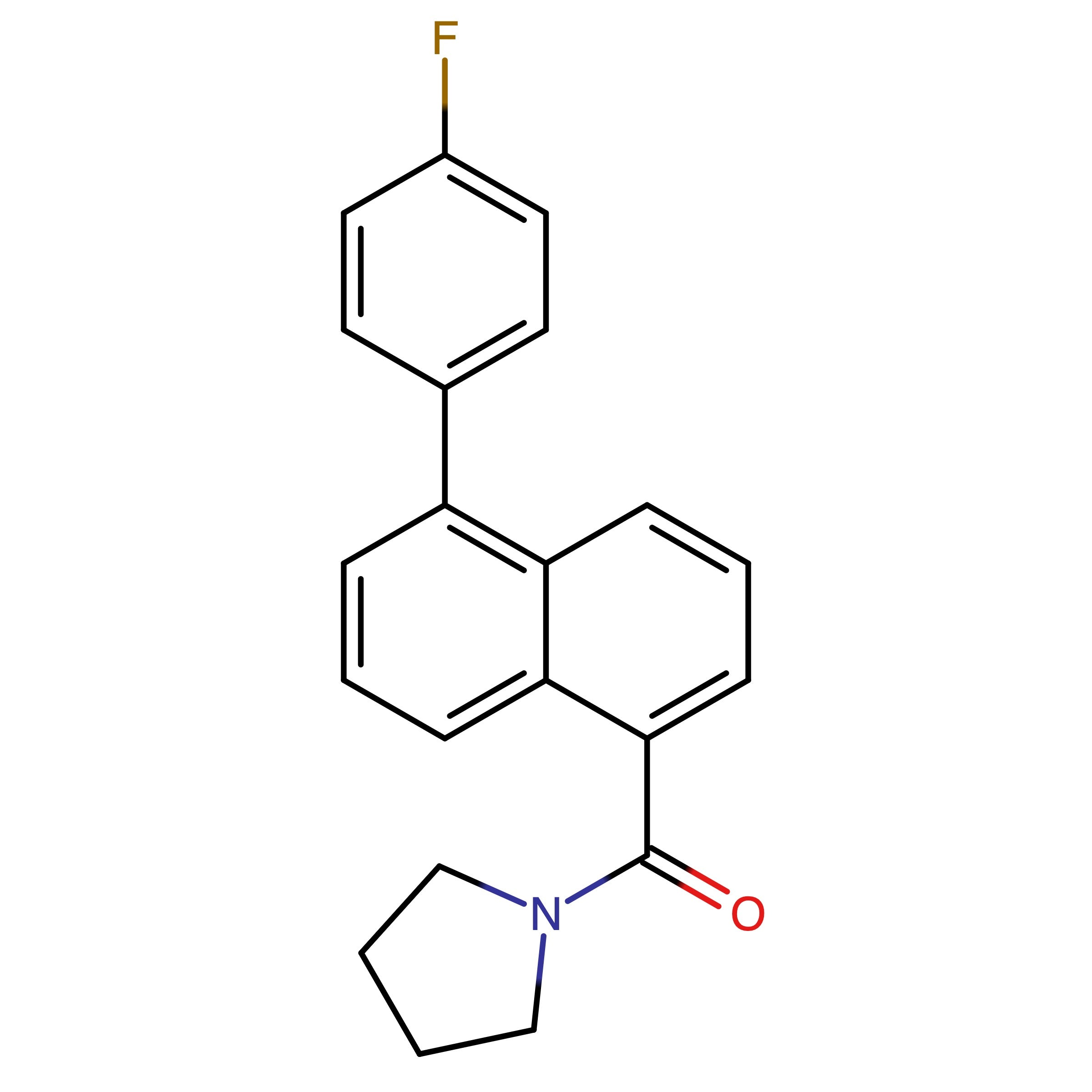 CAS 2379982-70-2 | (5-(4-Fluorophenyl)naphthalen-1-yl)(pyrrolidin-1-yl)methanone