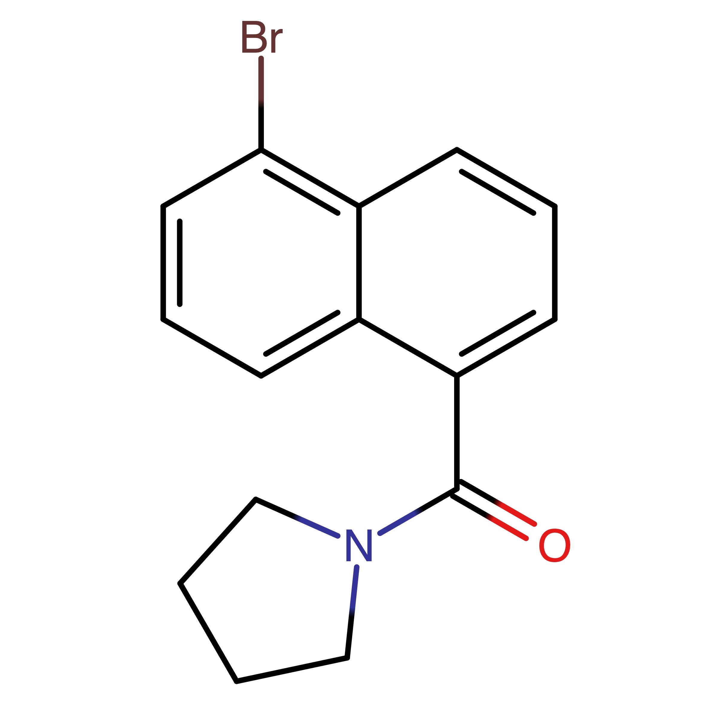 CAS 1225137-22-3 | (5-Bromonaphthalen-1-yl)(pyrrolidin-1-yl)methanone