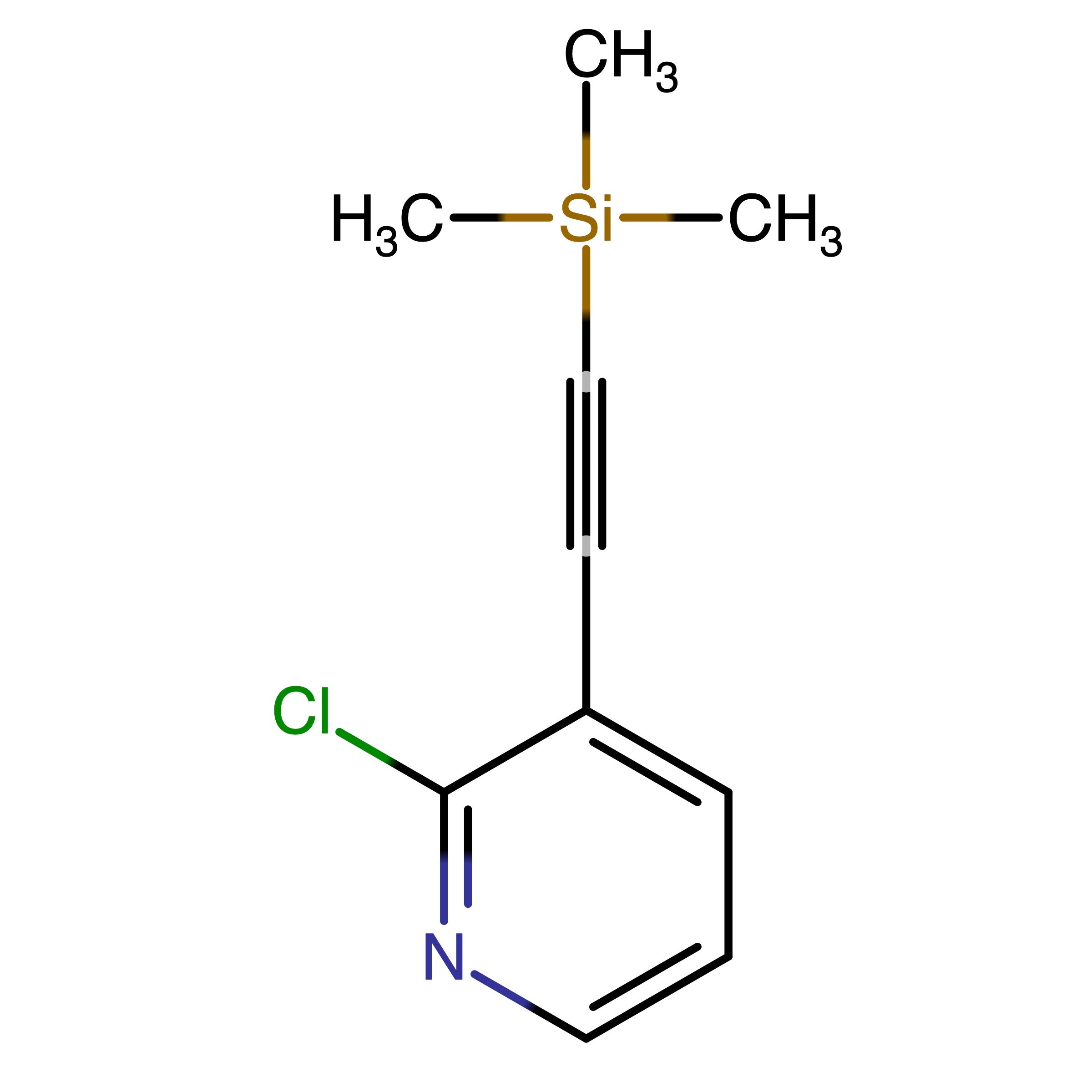 CAS 470463-35-5 | 2-Chloro-3-((trimethylsilyl)ethynyl)pyridine | MFCD04039859