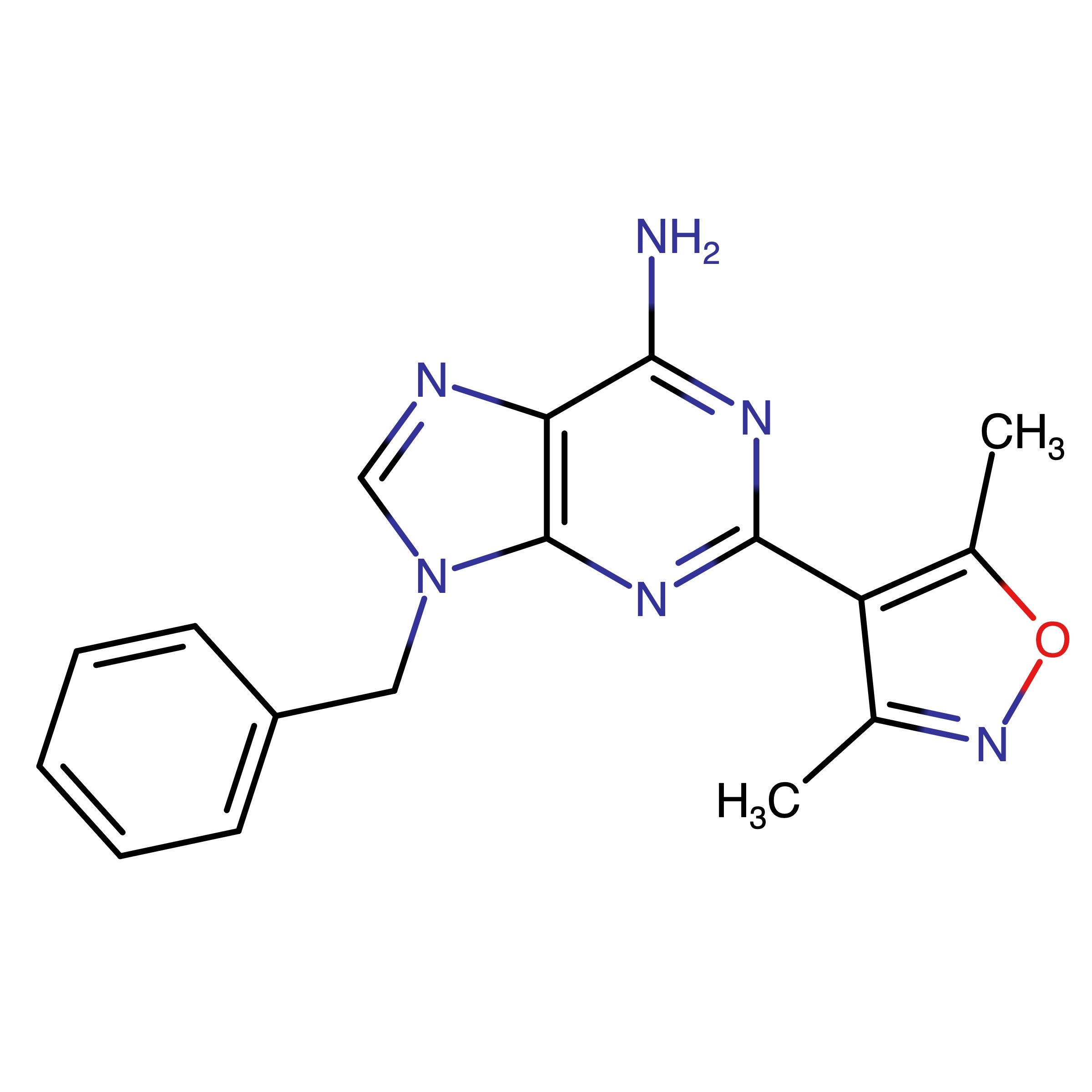 CAS 1643945-85-0 | 9-Benzyl-2-(3,5-dimethylisoxazol-4-yl)-9H-purin-6-amine