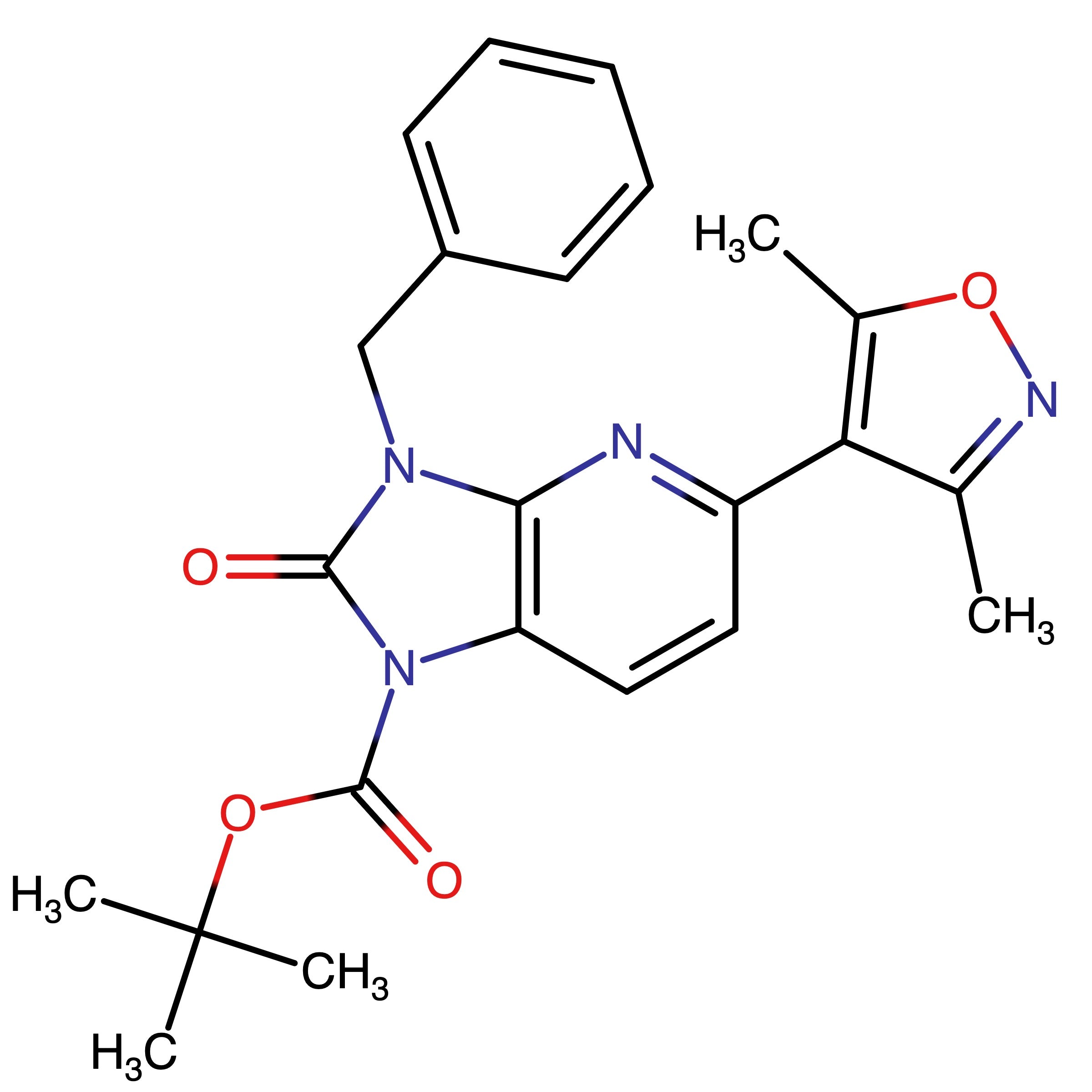 CAS 1643945-06-5 | tert-Butyl 3-benzyl-5-(3,5-dimethylisoxazol-4-yl)-2-oxo-2,3-dihydro-1H-imidazo[4,5-b]pyridine-1-carboxylate