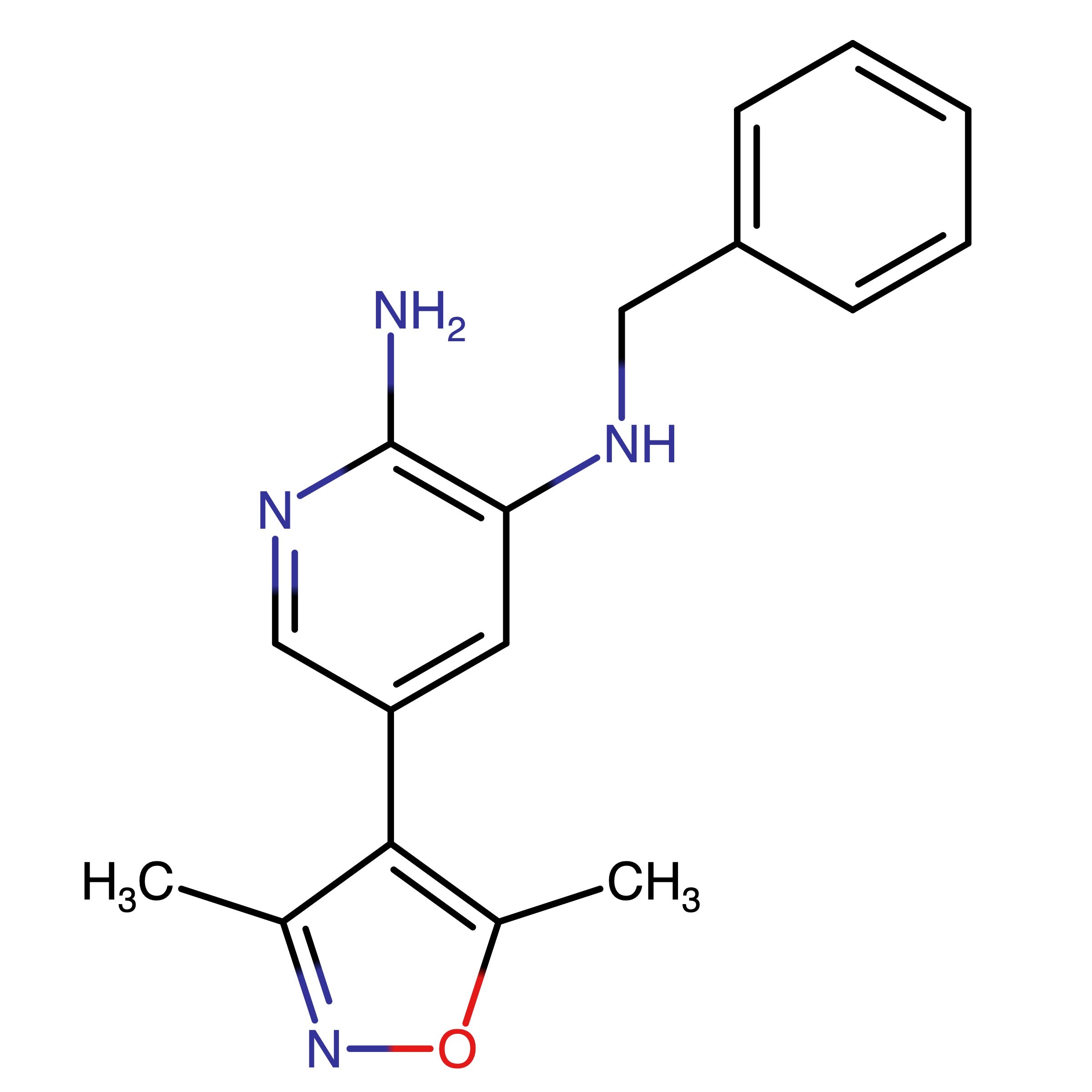CAS 1643945-16-7 | N3-benzyl-5-(3,5-dimethylisoxazol-4-yl)pyridine-2,3-diamine