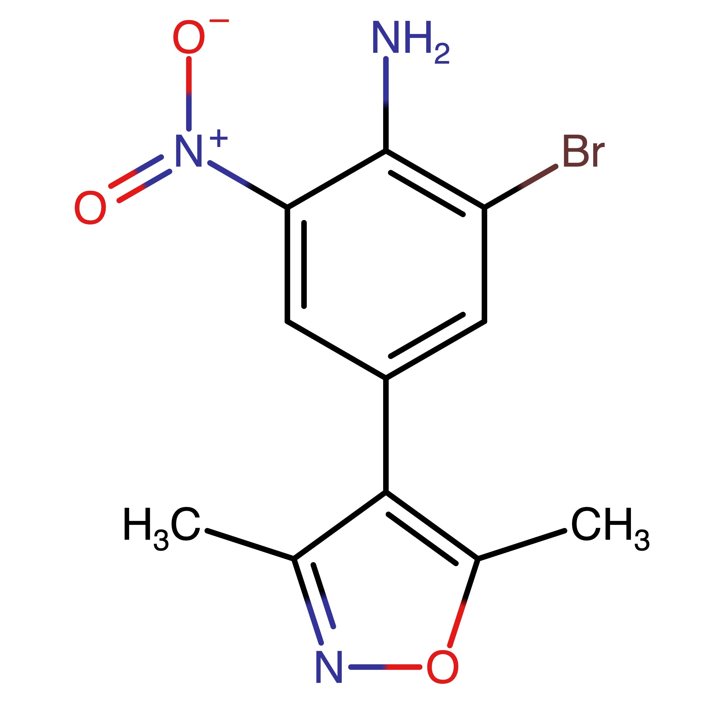 CAS 1643945-17-8 | 2-Bromo-4-(3,5-dimethylisoxazol-4-yl)-6-nitroaniline
