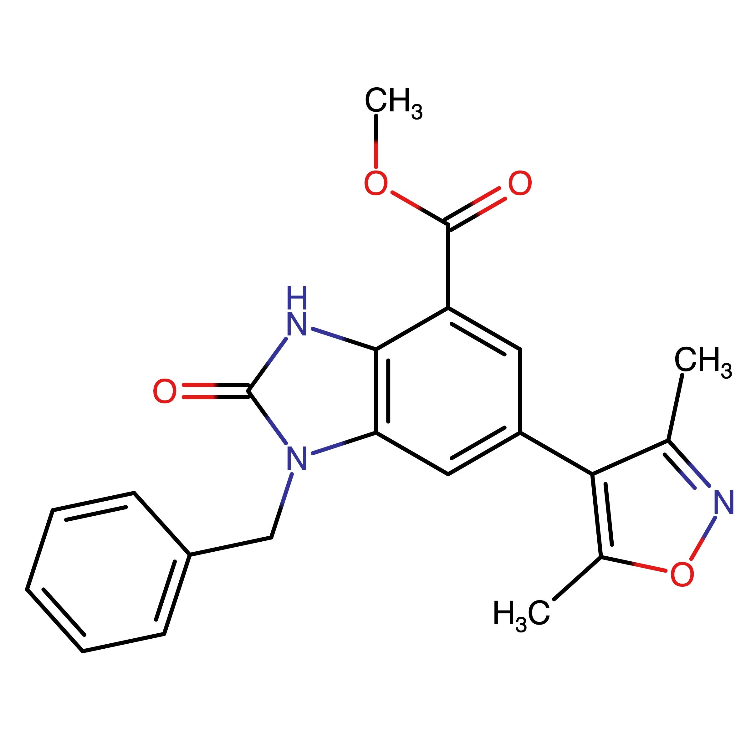CAS 1643946-04-6 | Methyl 1-benzyl-6-(3,5-dimethylisoxazol-4-yl)-2-oxo-2,3-dihydro-1H-benzo[d]imidazole-4-carboxylate