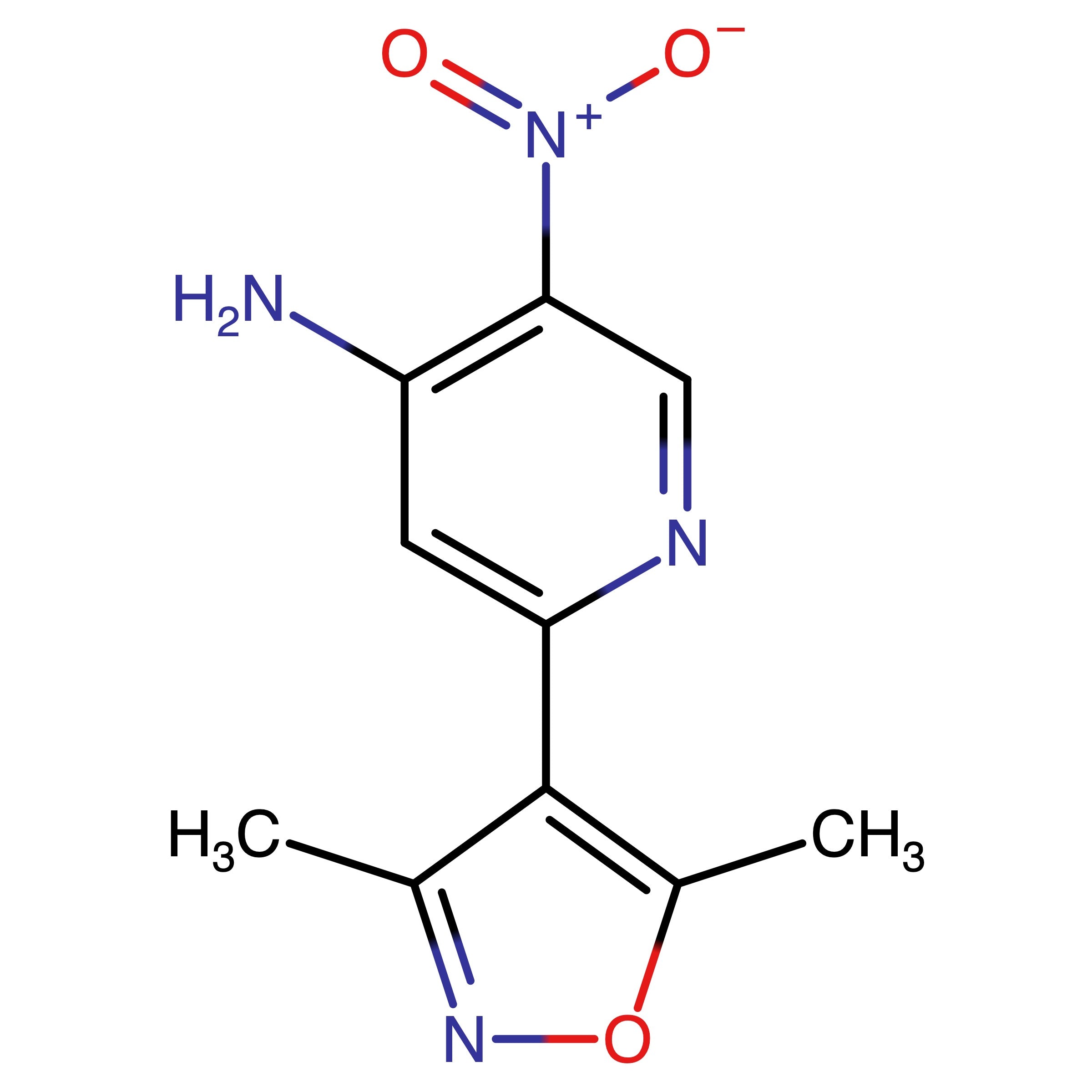 CAS 1643945-36-1 | 2-(3,5-Dimethylisoxazol-4-yl)-5-nitropyridin-4-amine