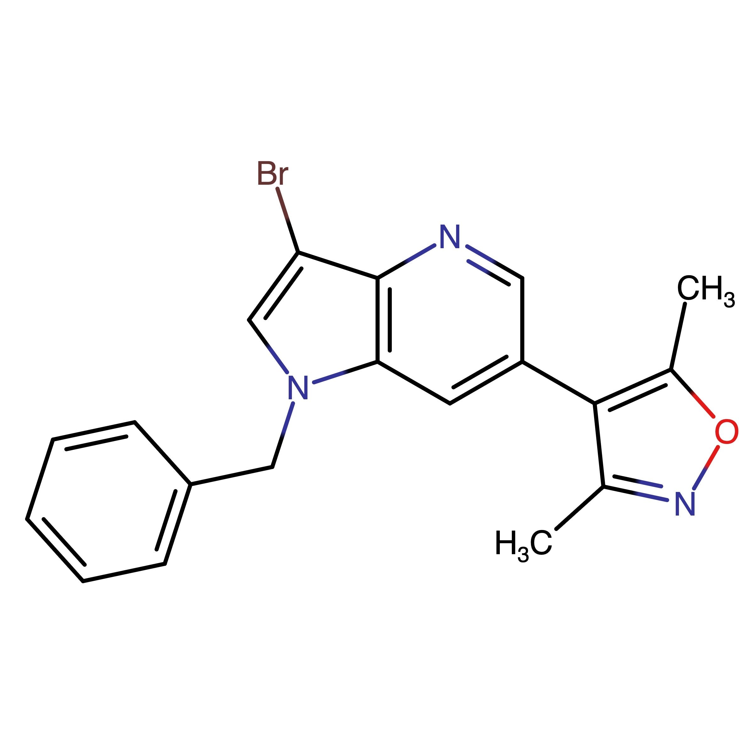 CAS 1643946-19-3 | 4-(1-Benzyl-3-bromo-1H-pyrrolo[3,2-b]pyridin-6-yl)-3,5-dimethylisoxazole
