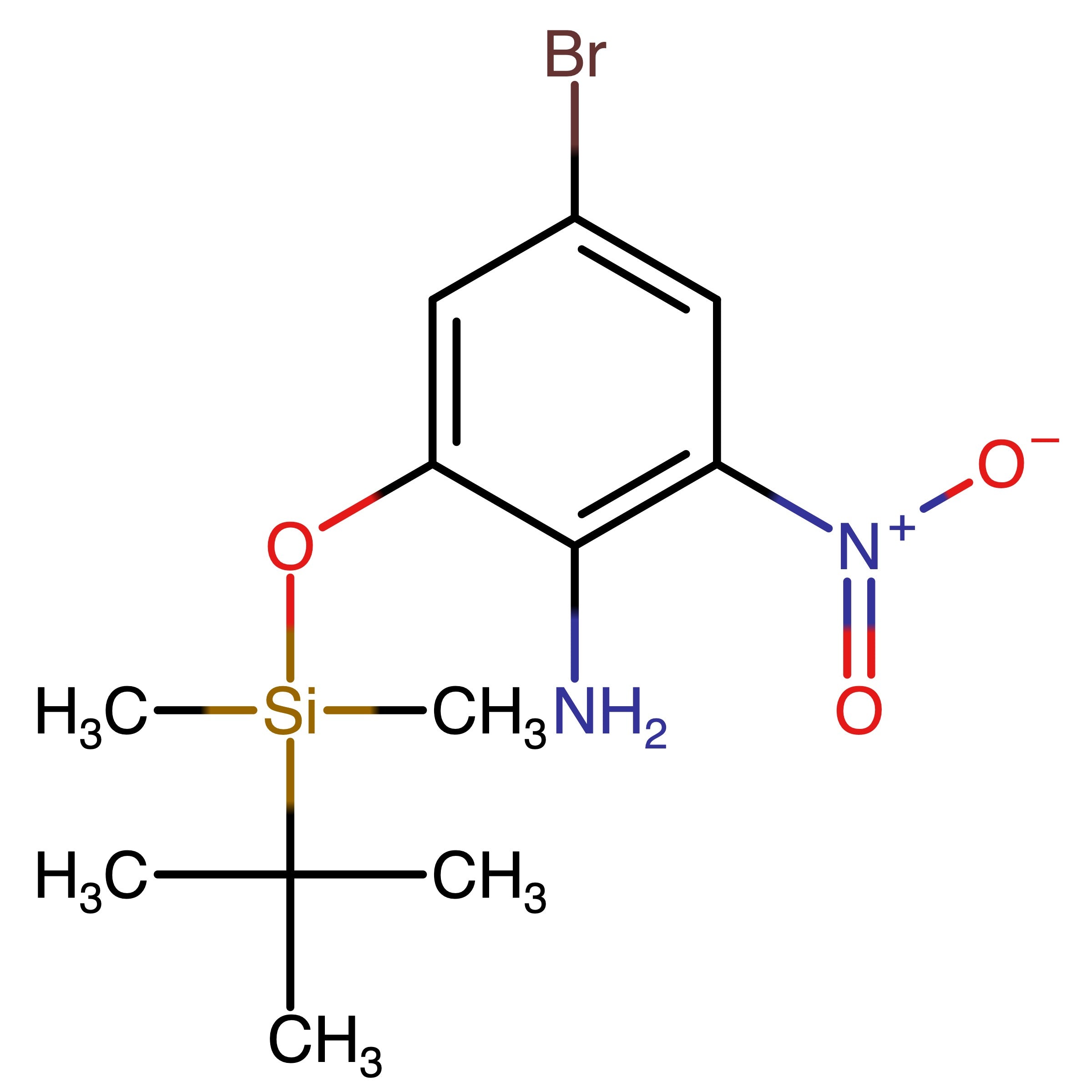 CAS 688809-45-2 | 4-Bromo-2-((tert-butyldimethylsilyl)oxy)-6-nitroaniline