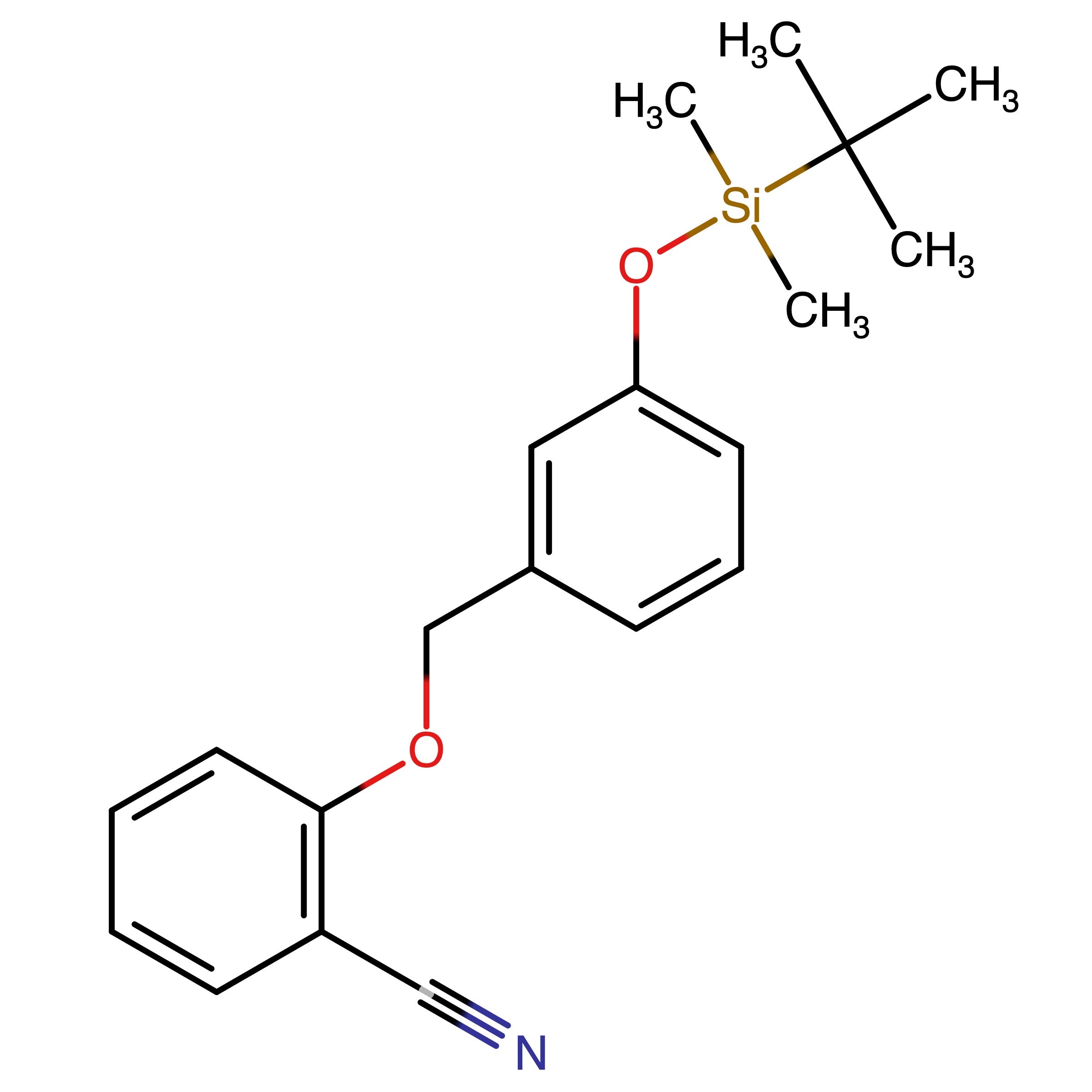 CAS 1402427-13-7 | 2-((3-((tert-Butyldimethylsilyl)oxy)benzyl)oxy)benzonitrile