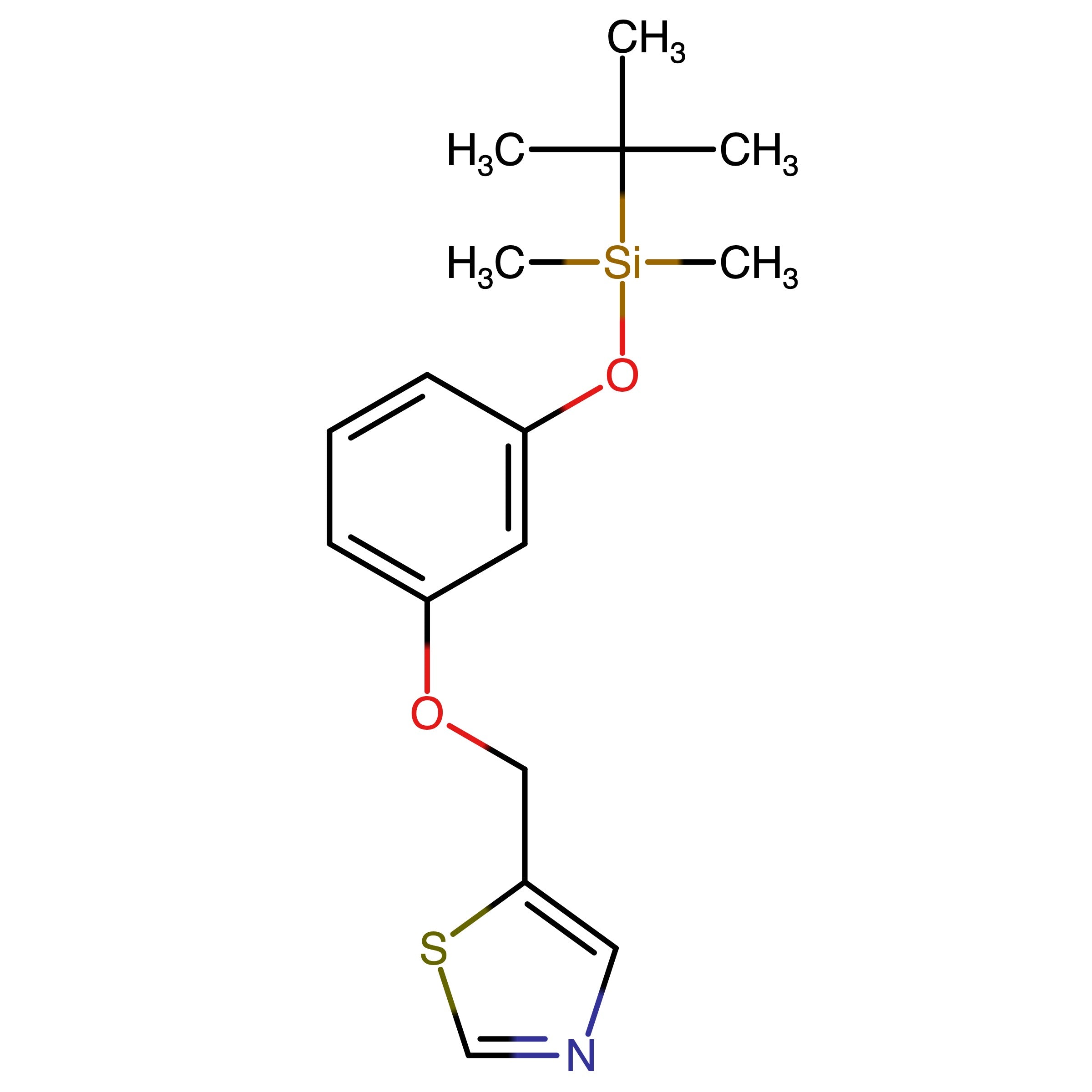 CAS 1531597-14-4 | 5-((3-((tert-Butyldimethylsilyl)oxy)phenoxy)methyl)thiazole