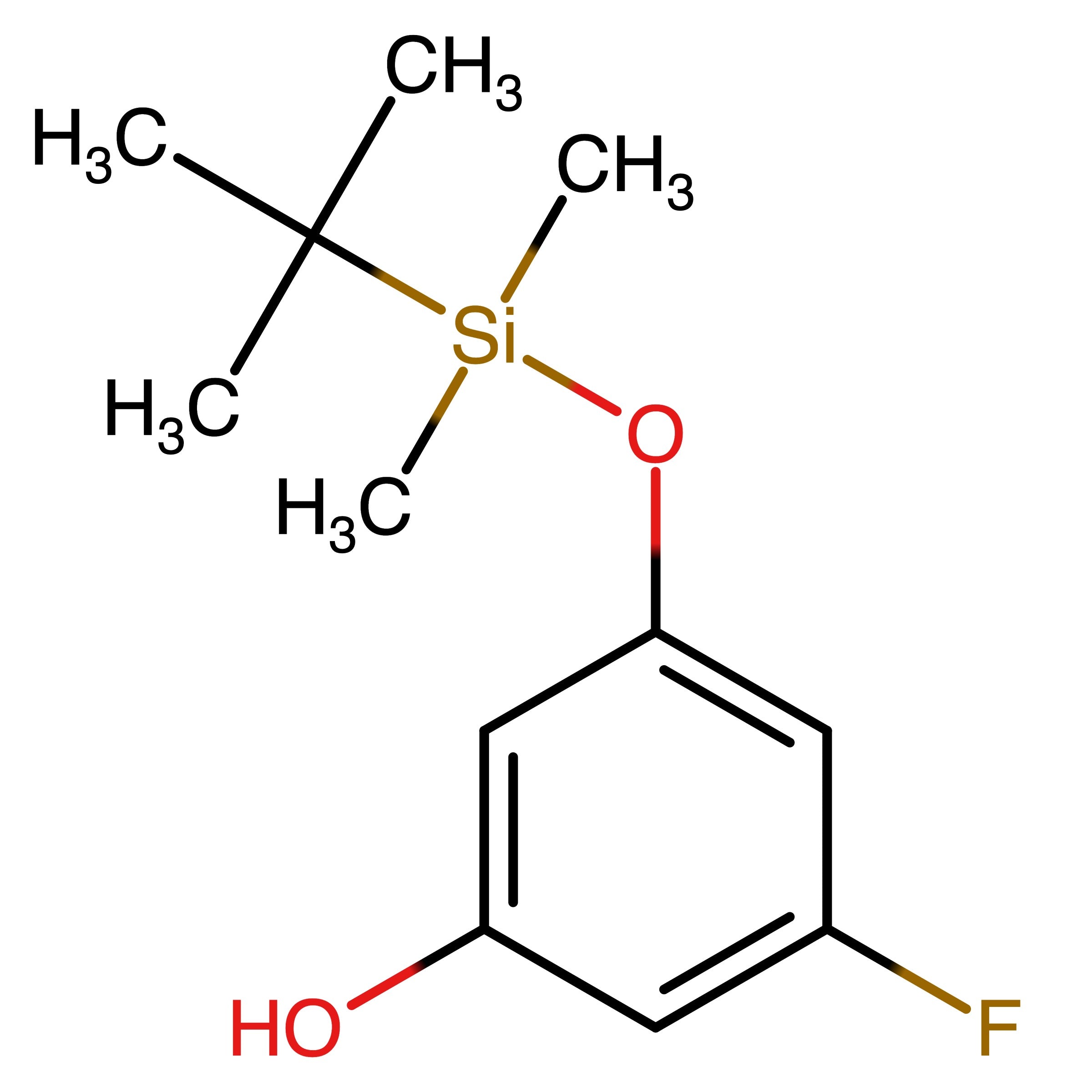 CAS 1504590-25-3 | 3-((tert-Butyldimethylsilyl)oxy)-5-fluorophenol