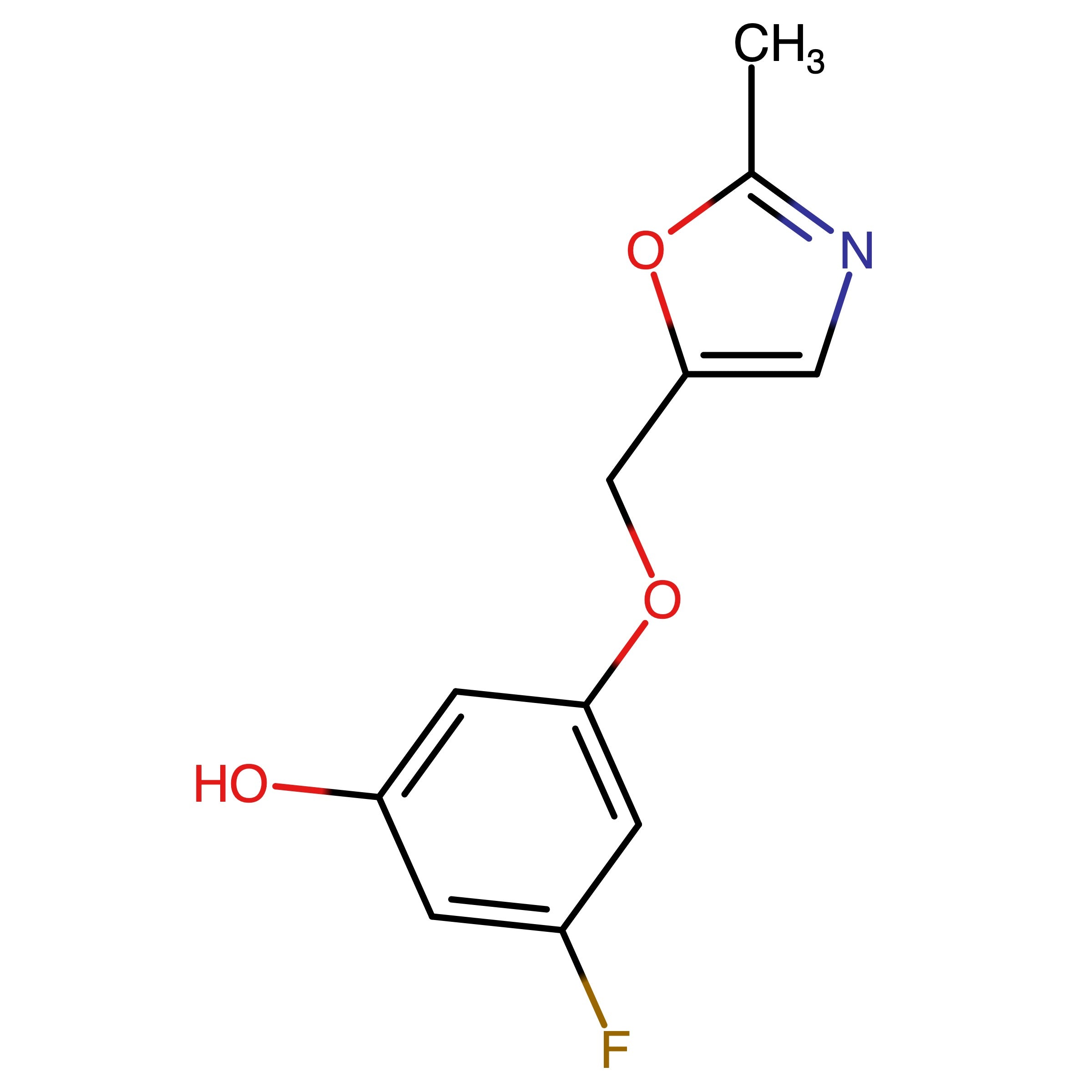 CAS 1531597-29-1 | 3-Fluoro-5-((2-methyloxazol-5-yl)methoxy)phenol