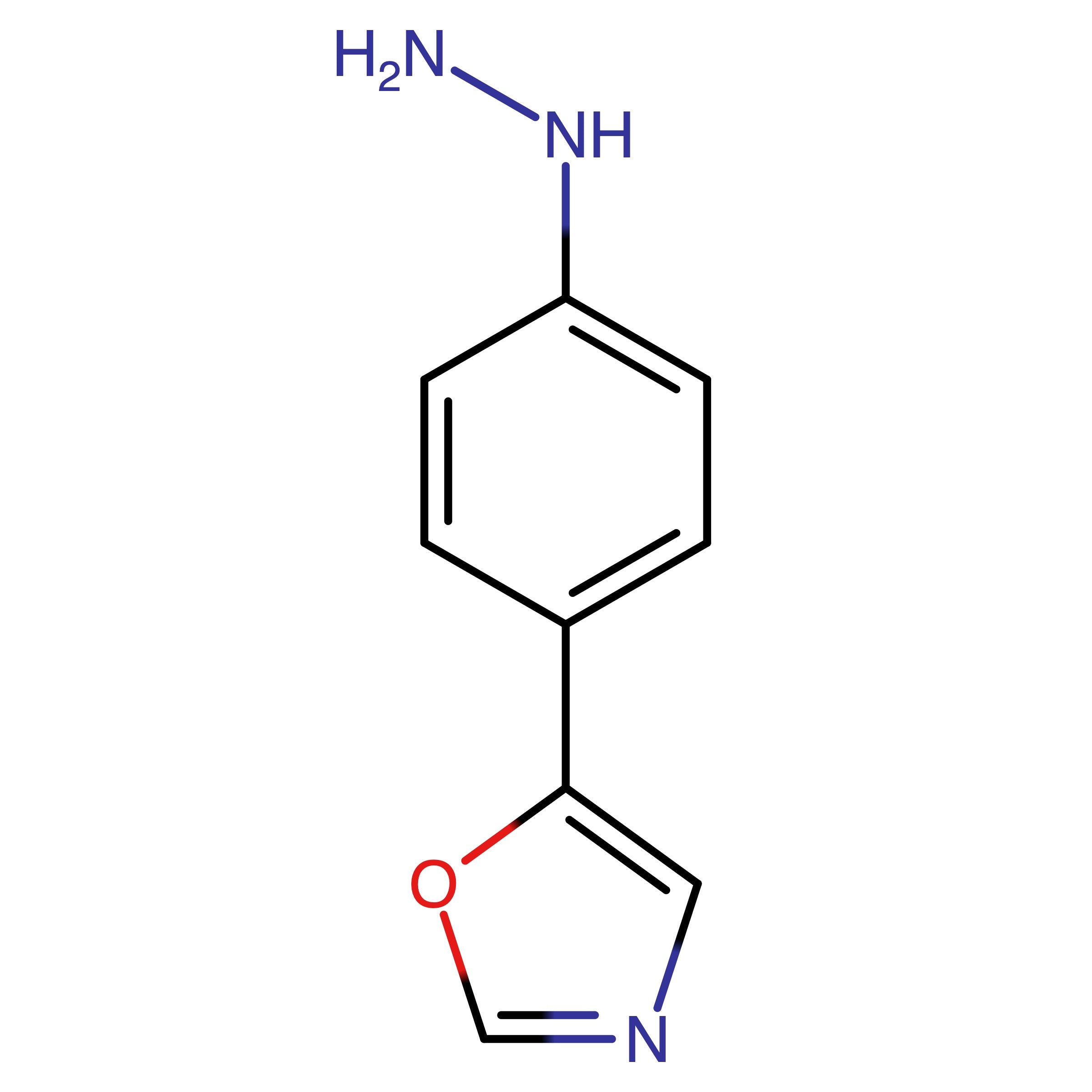 CAS 738570-45-1 | 5-(4-Hydrazineylphenyl)oxazole