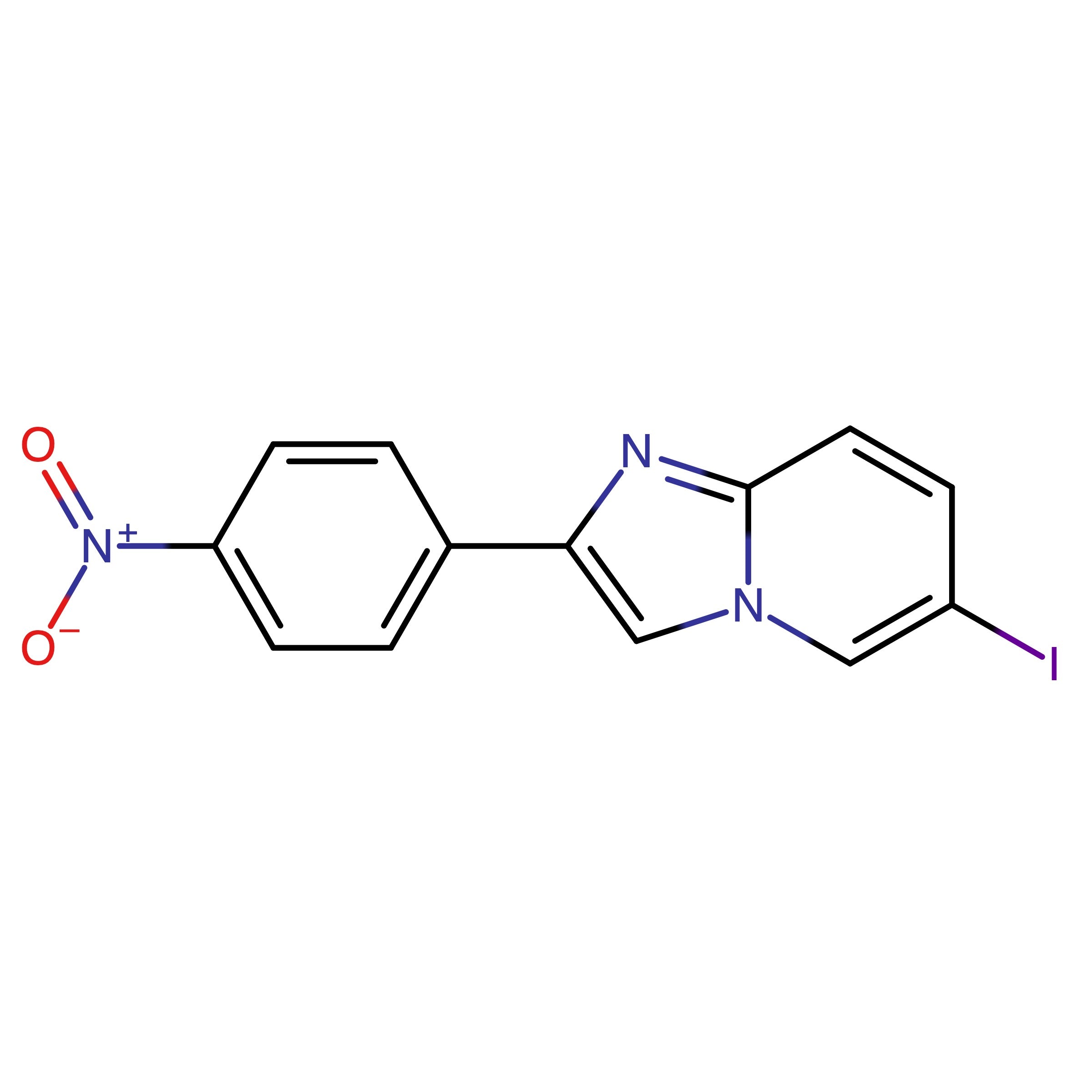 CAS 118000-67-2 | 6-Iodo-2-(4-nitrophenyl)imidazo[1,2-a]pyridine