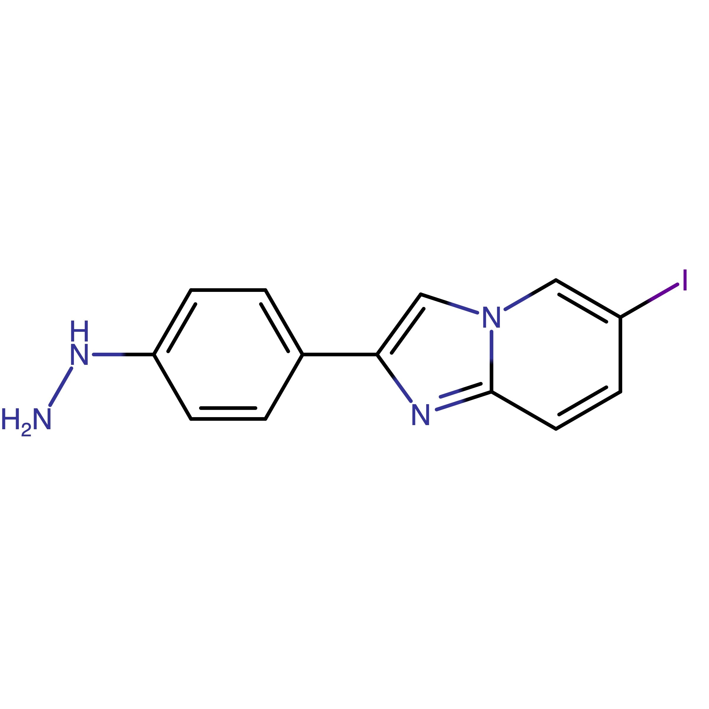 CAS 774238-57-2 | 2-(4-Hydrazineylphenyl)-6-iodoimidazo[1,2-a]pyridine