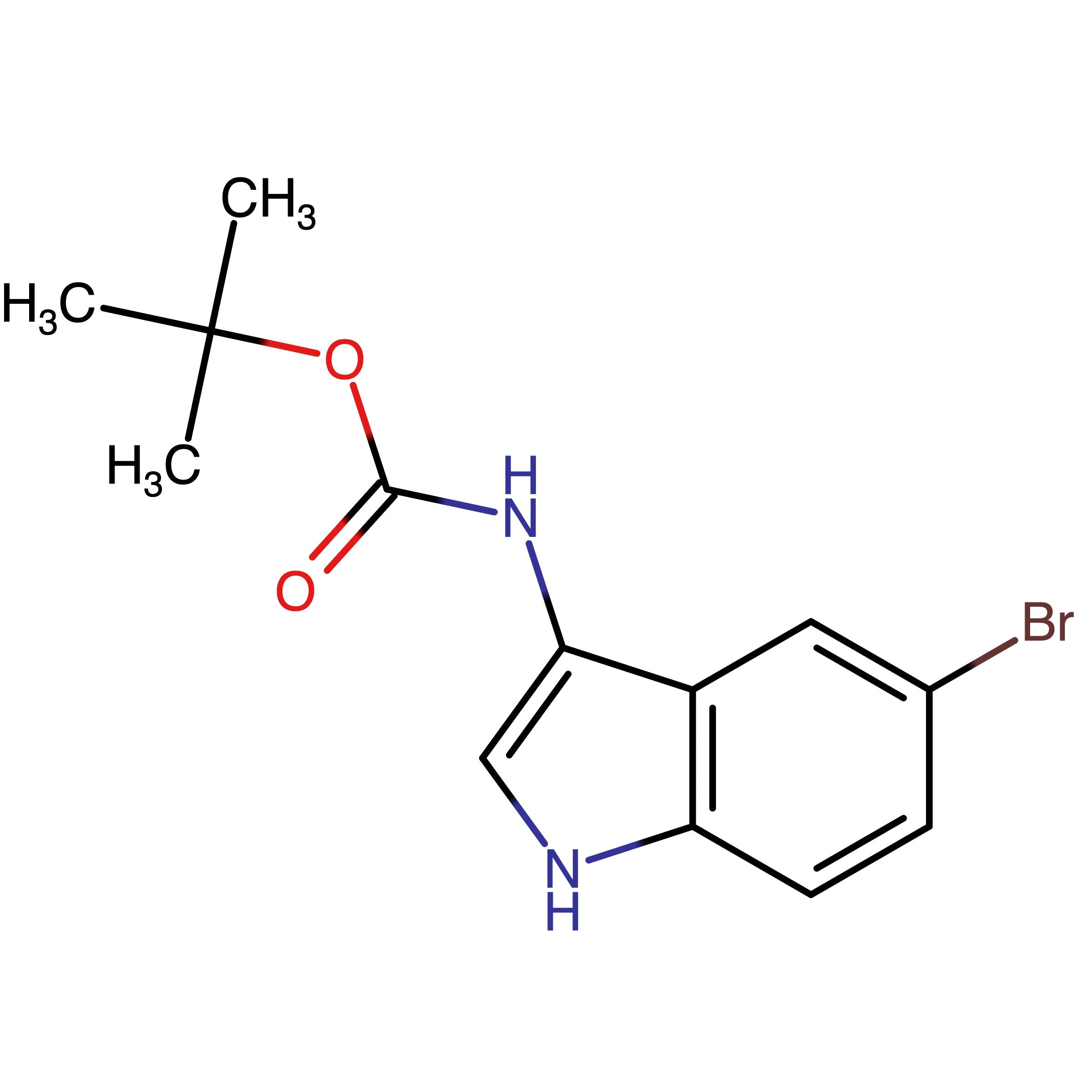 CAS 2638559-58-5 | tert-Butyl (5-bromo-1H-indol-3-yl)carbamate