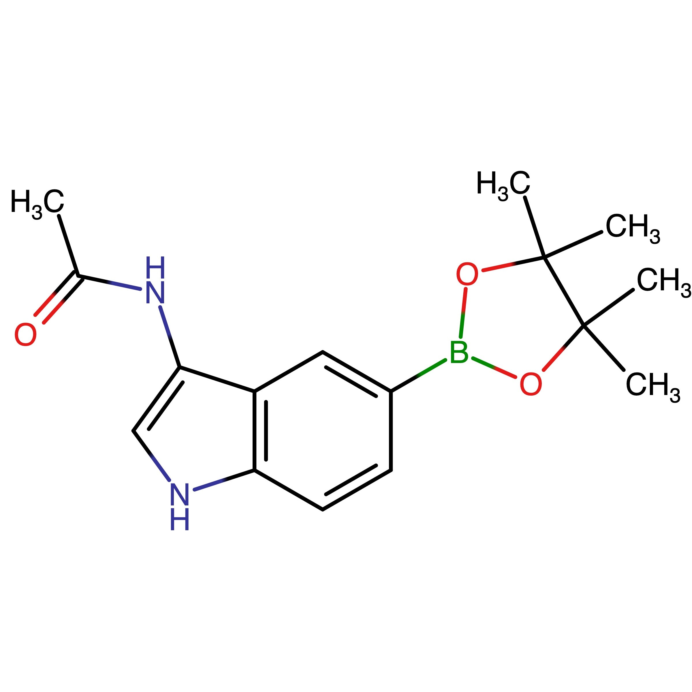 CAS 2758501-22-1 | N-(5-(4,4,5,5-Tetramethyl-1,3,2-dioxaborolan-2-yl)-1H-indol-3-yl)acetamide