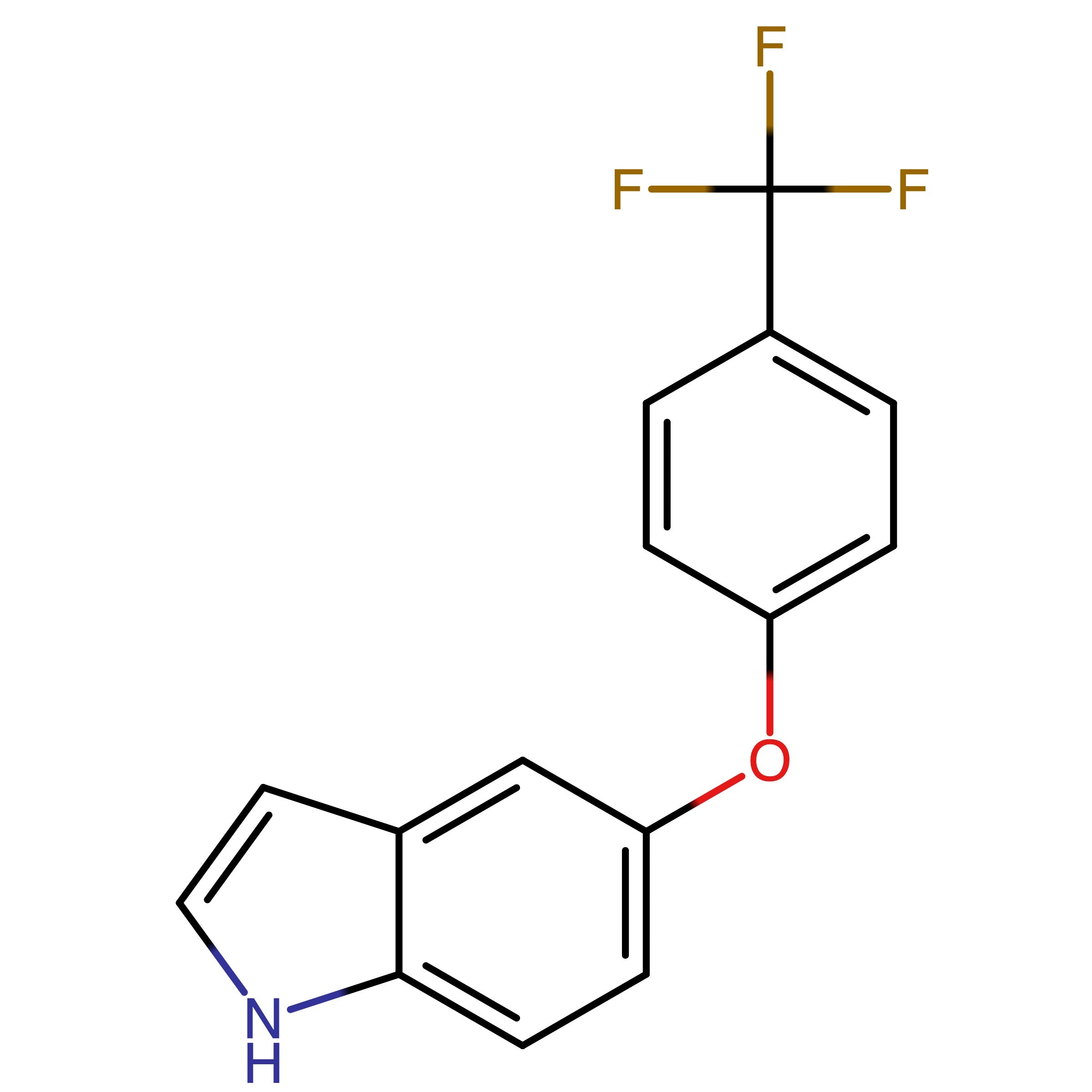 CAS 2901948-56-7 | 5-(4-(Trifluoromethyl)phenoxy)-1H-indole