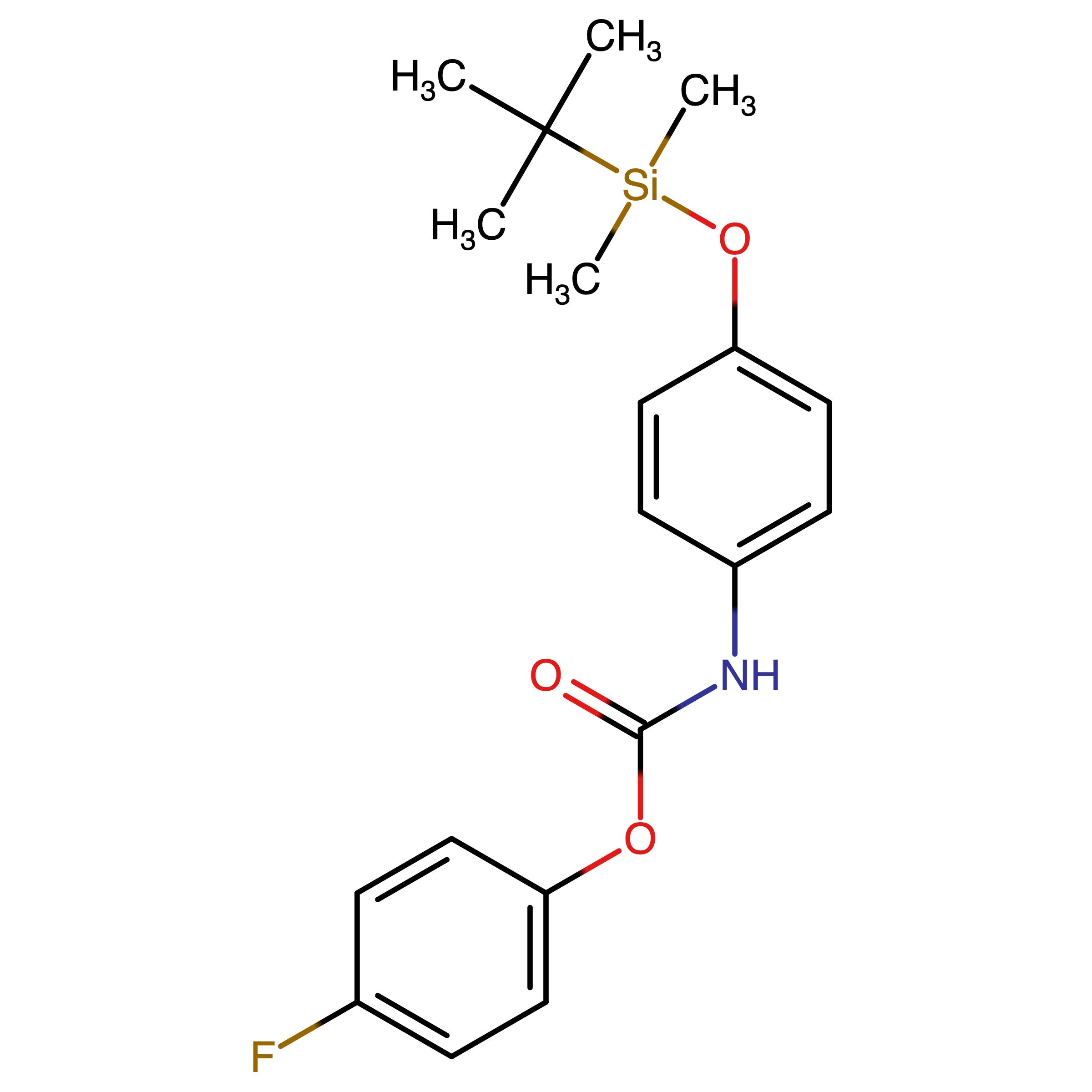 CAS RN 2364341-06-8 | 4-Fluorophenyl (4-((tert-butyldimethylsilyl)oxy)phenyl)carbamate