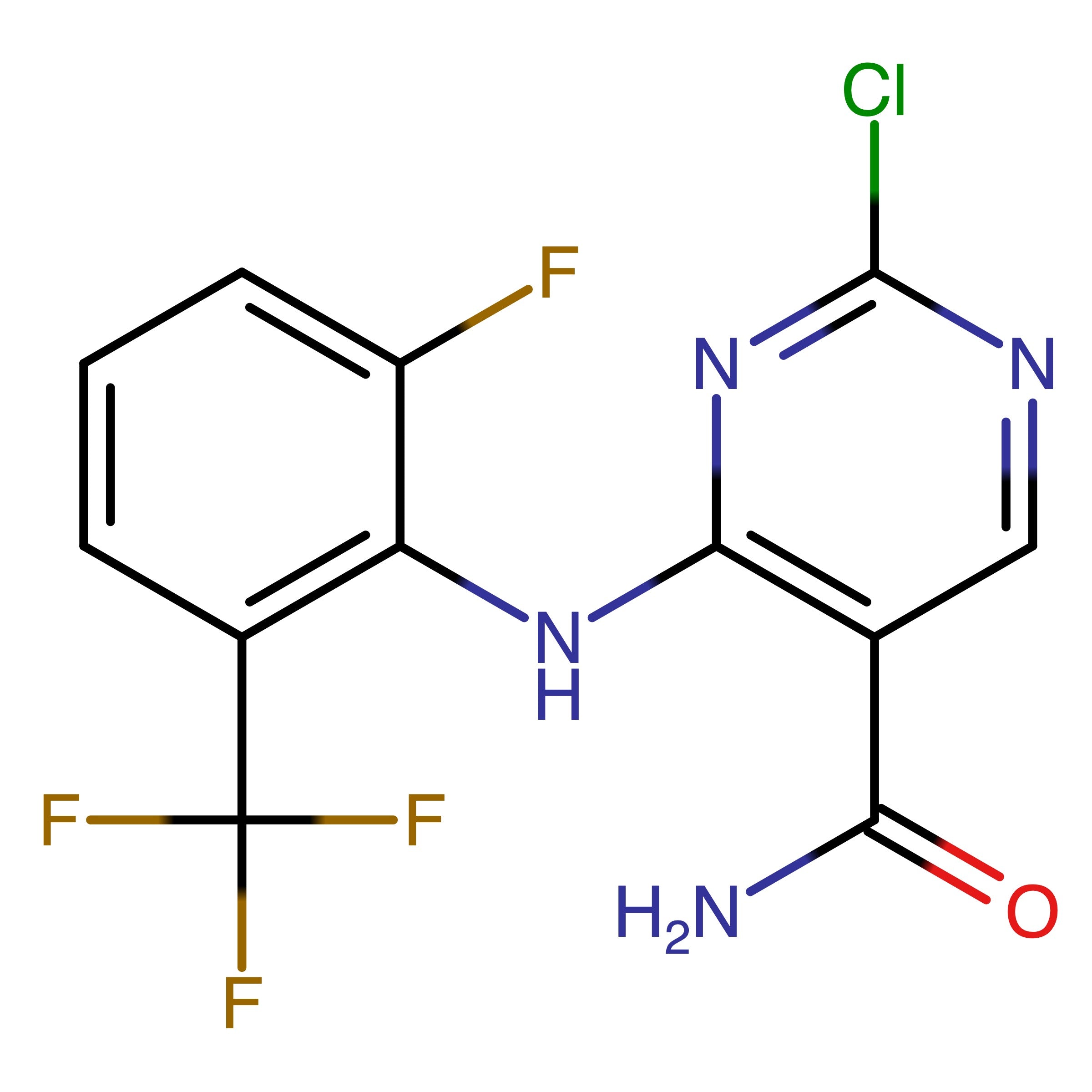 CAS RN 2770483-68-4 | 2-Chloro-4-((2-fluoro-6-(trifluoromethyl)phenyl)amino)pyrimidine-5-carboxamide