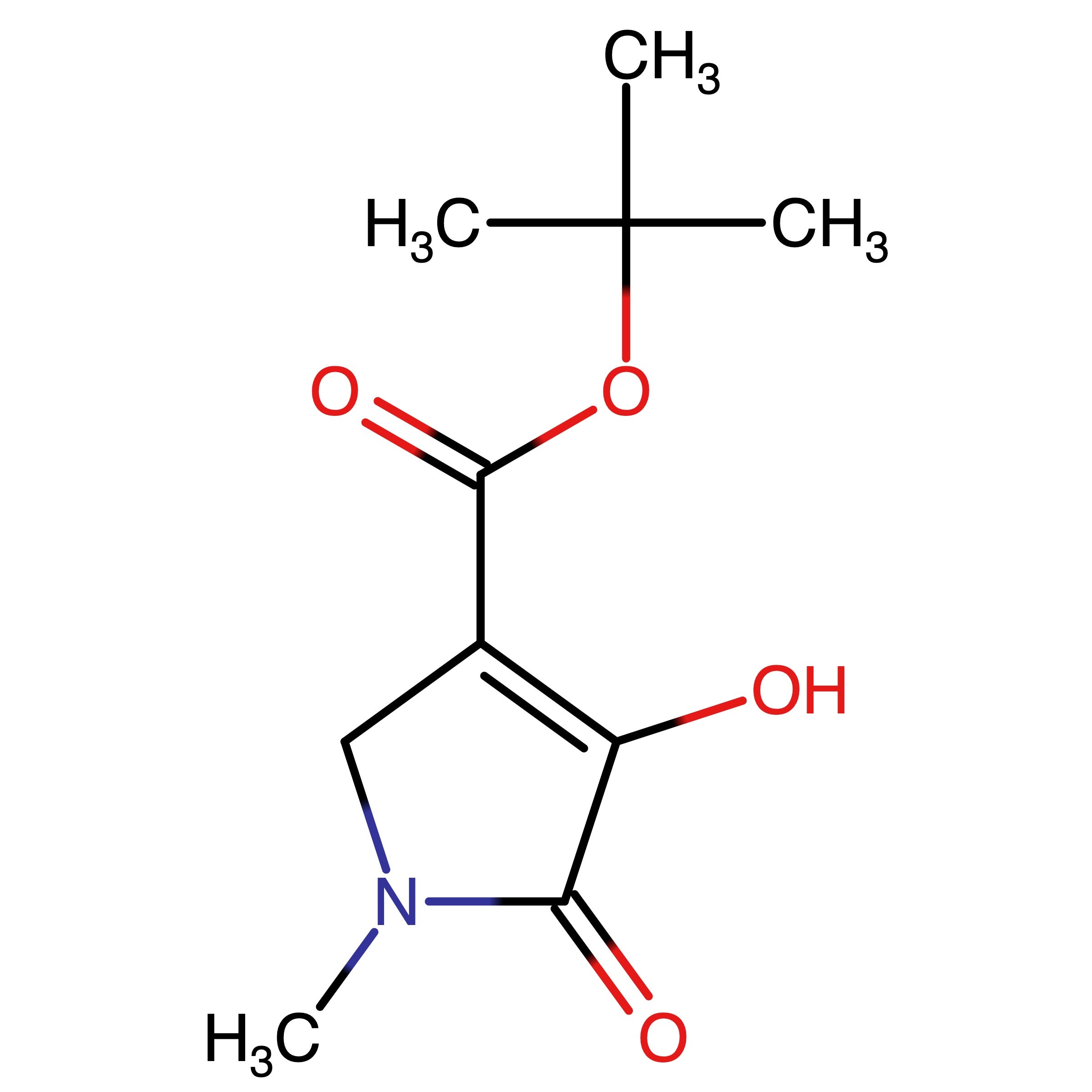 CAS RN 2309413-52-1 | tert-Butyl 4-hydroxy-1-methyl-5-oxo-2,5-dihydro-1H-pyrrole-3-carboxylate