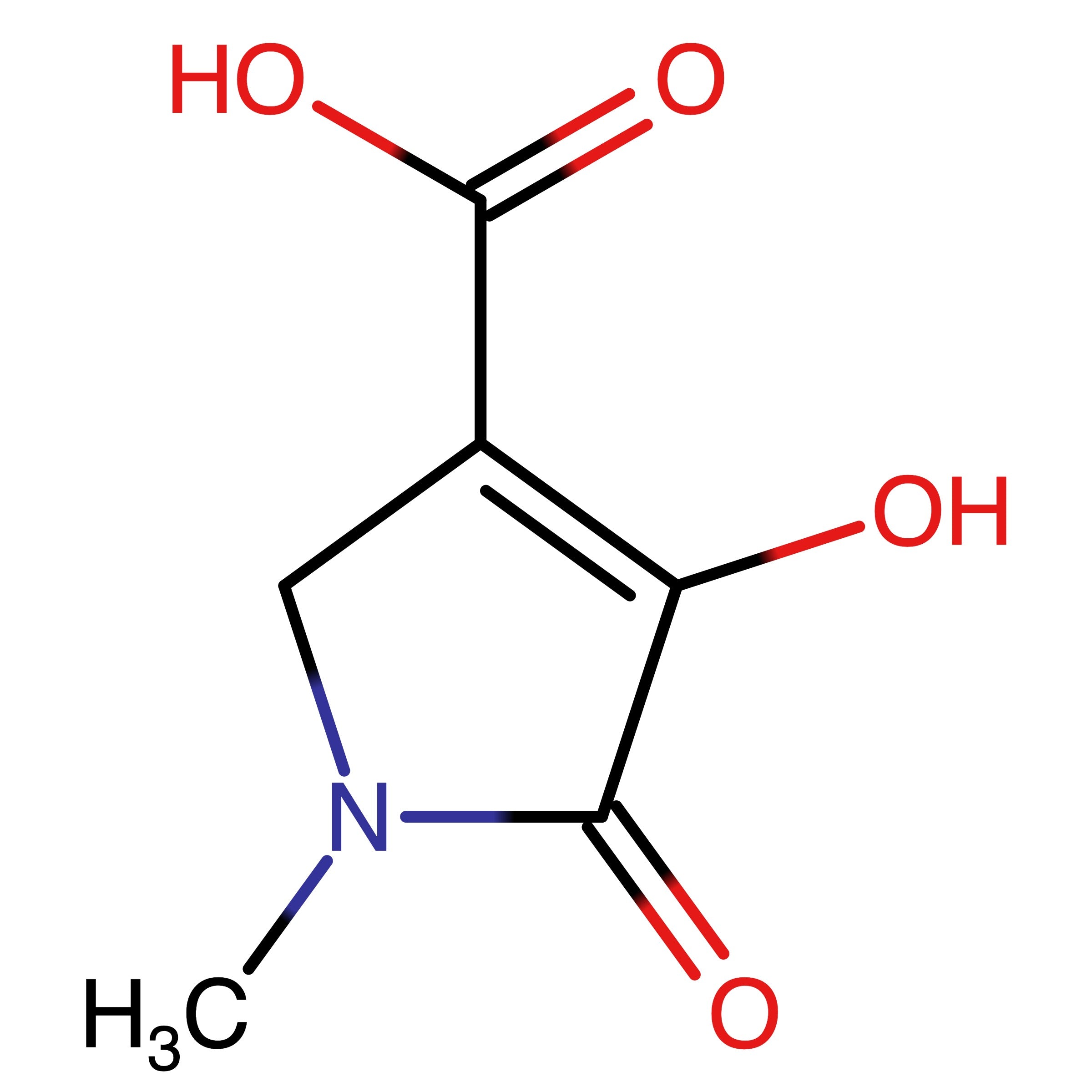 CAS RN 1553175-04-4 | 4-Hydroxy-1-methyl-5-oxo-2,5-dihydro-1H-pyrrole-3-carboxylic acid