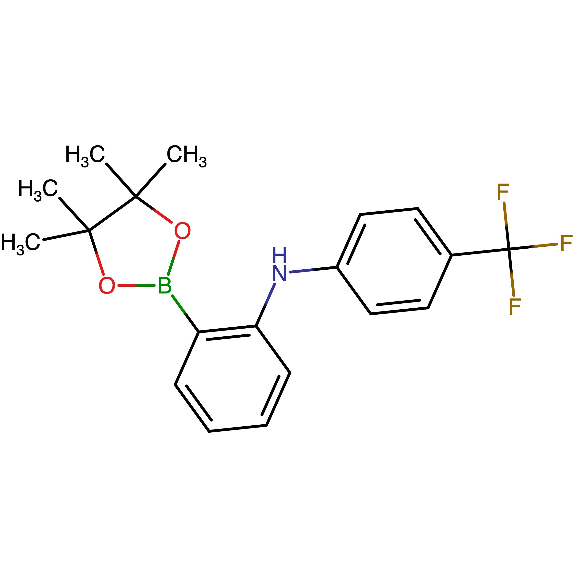 CAS RN 2250141-90-1 | 2-(4,4,5,5-Tetramethyl-1,3,2-dioxaborolan-2-yl)-N-(4-(trifluoromethyl)phenyl)aniline