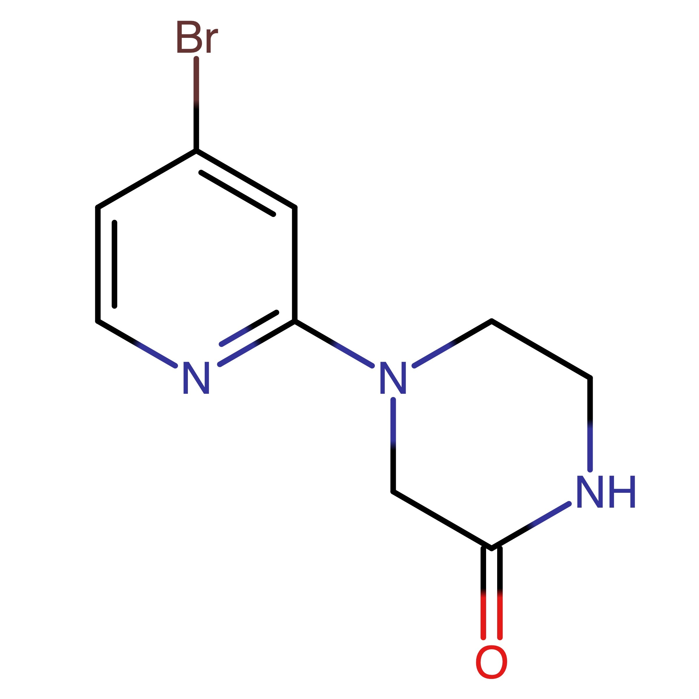 CAS RN 1289004-53-0 | 4-(4-Bromopyridin-2-yl)piperazin-2-one