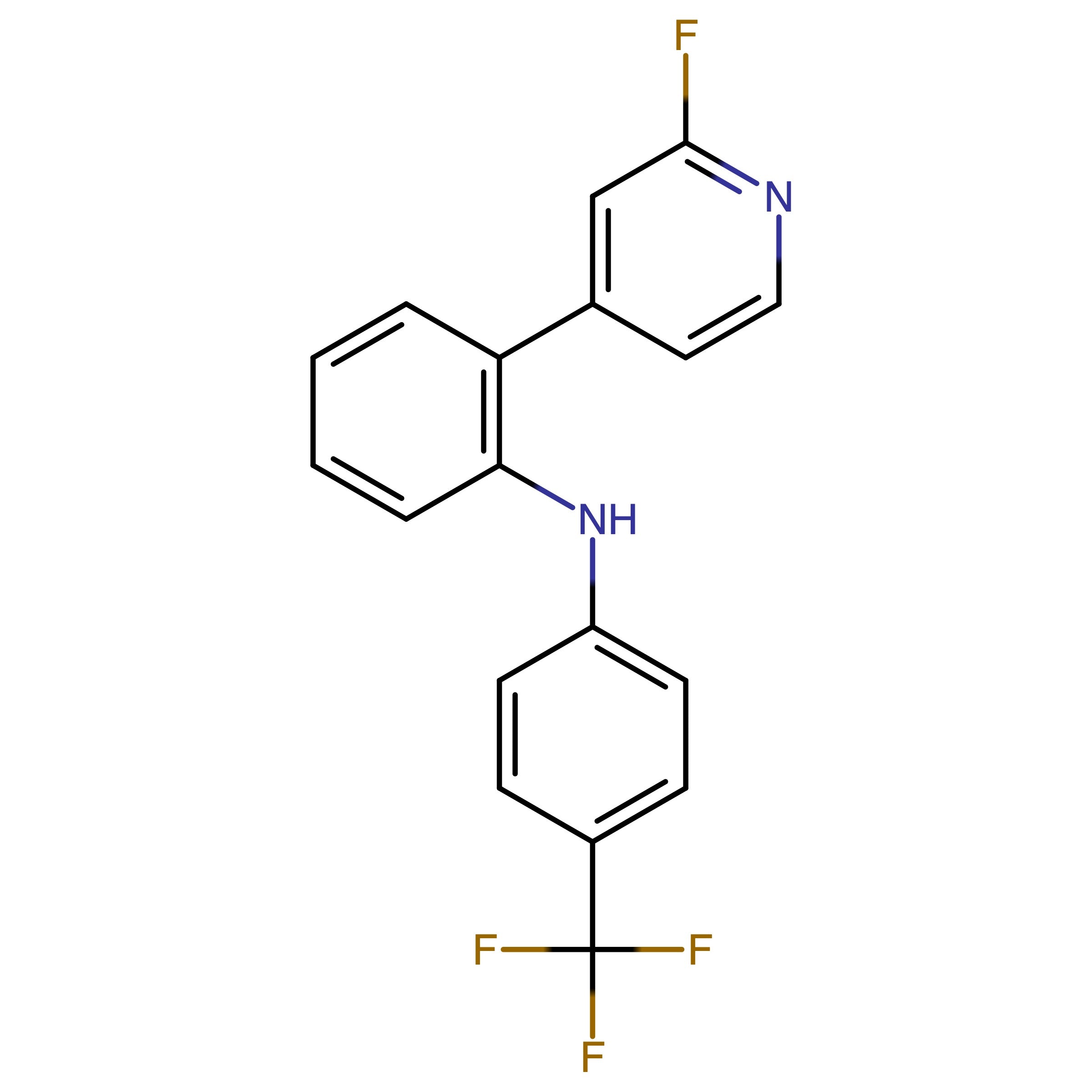 CAS RN 2962796-18-3 | 2-(2-Fluoropyridin-4-yl)-N-(4-(trifluoromethyl)phenyl)aniline