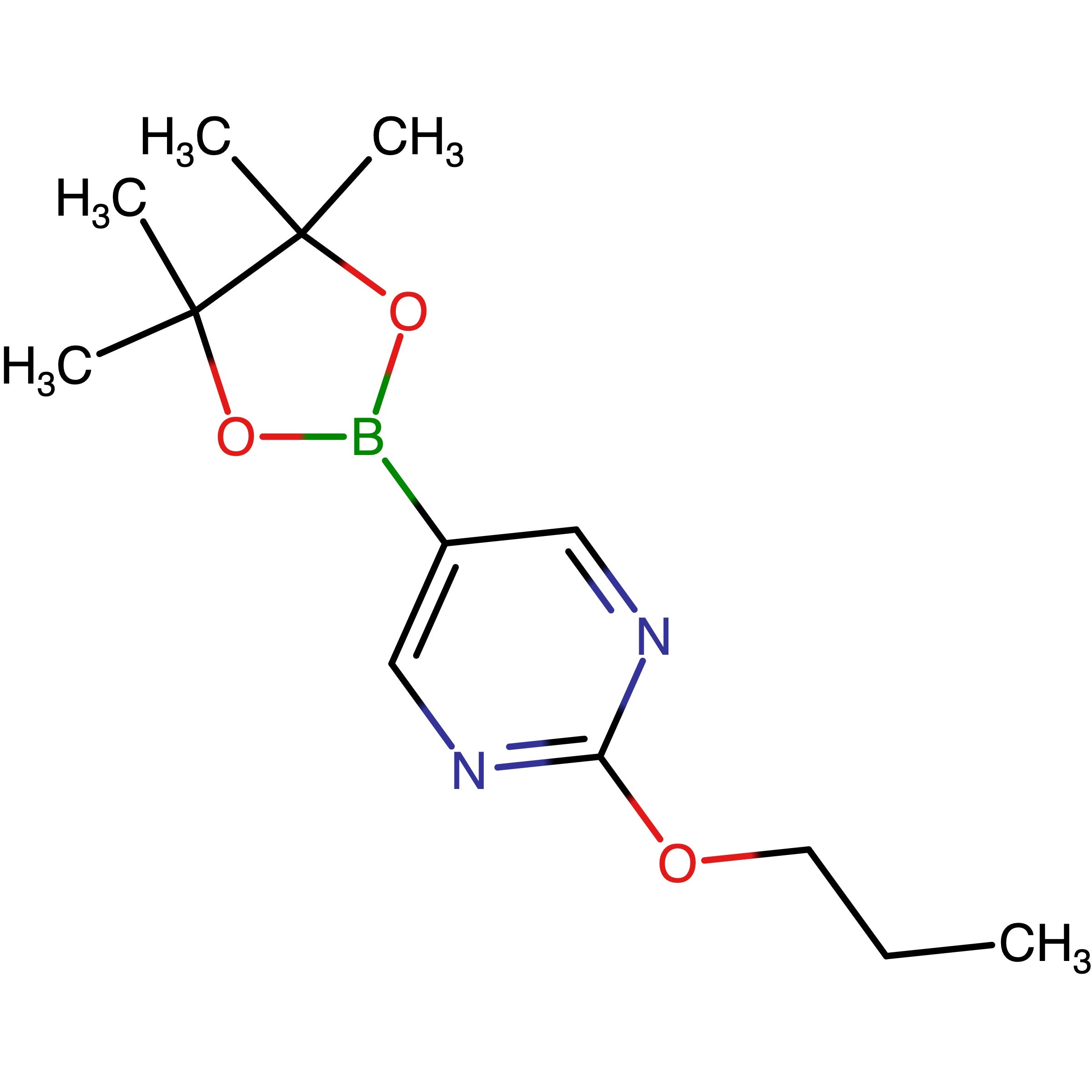CAS RN 1415748-21-8 | 2-Propoxy-5-(4,4,5,5-tetramethyl-1,3,2-dioxaborolan-2-yl)pyrimidine