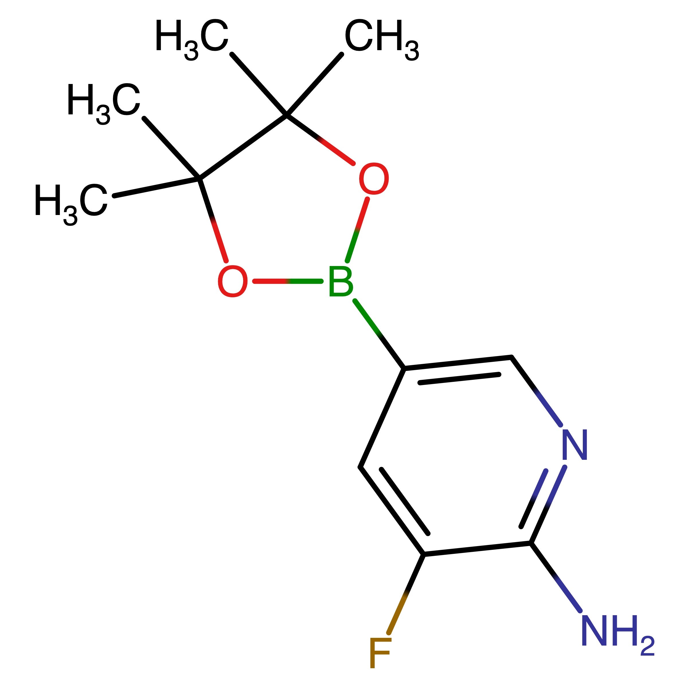 CAS RN 944401-75-6 | 3-Fluoro-5-(4,4,5,5-tetramethyl-1,3,2-dioxaborolan-2-yl)pyridin-2-amine | MFCD12923417